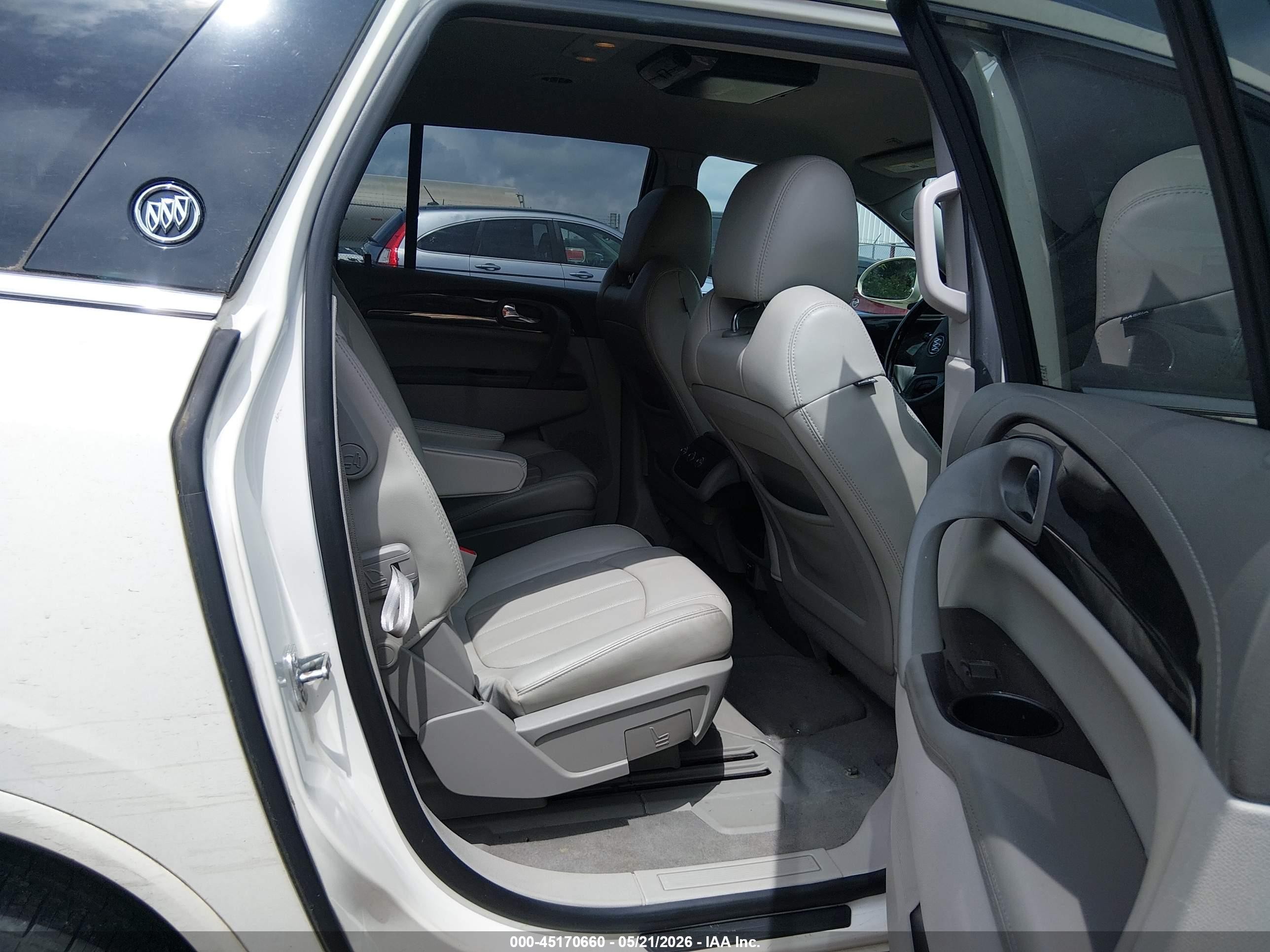 2015 Buick Enclave Leather White vin: 5GAKRBKD5FJ239946
