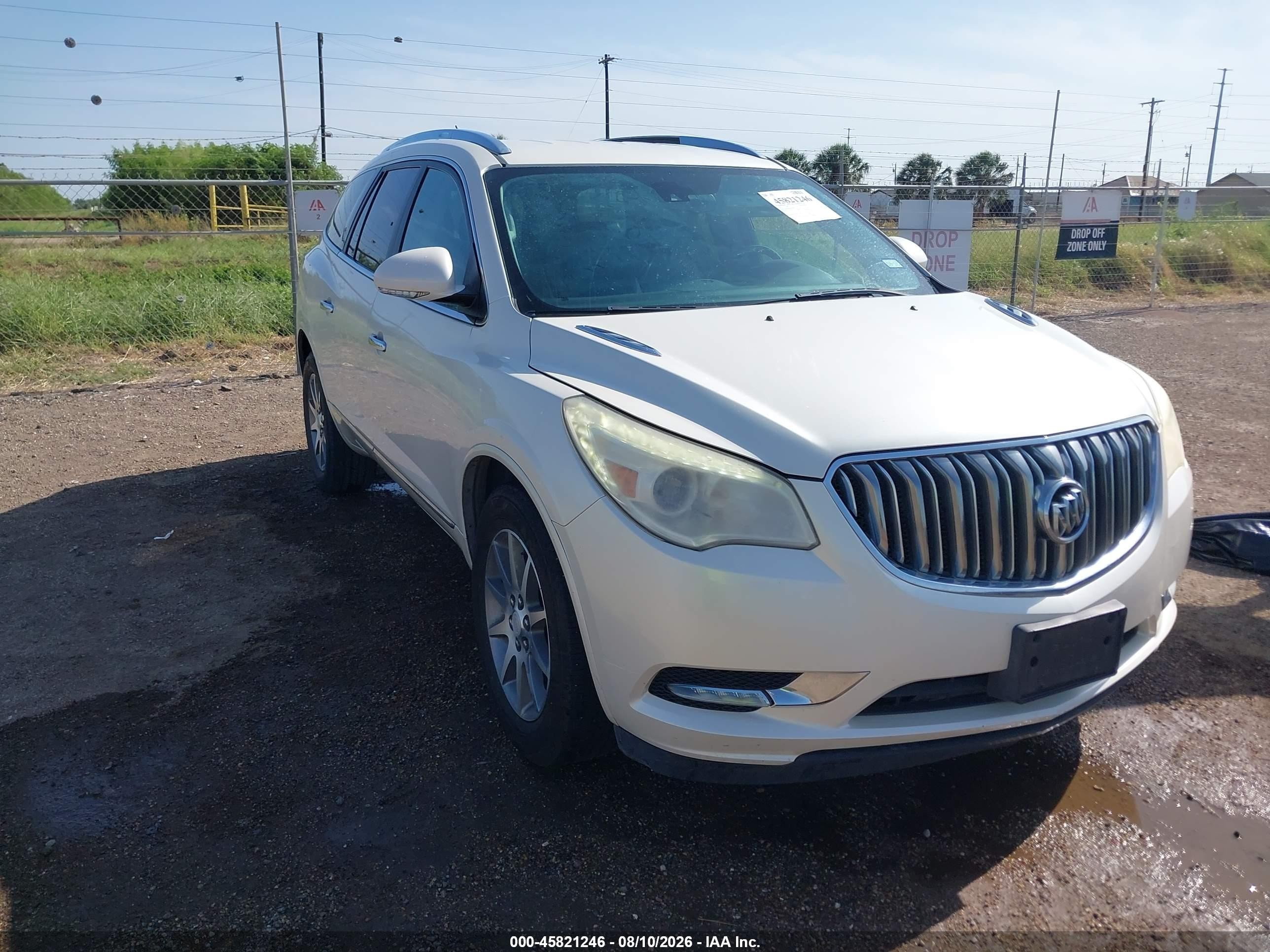2015 Buick Enclave Leather White vin: 5GAKRBKD5FJ274597