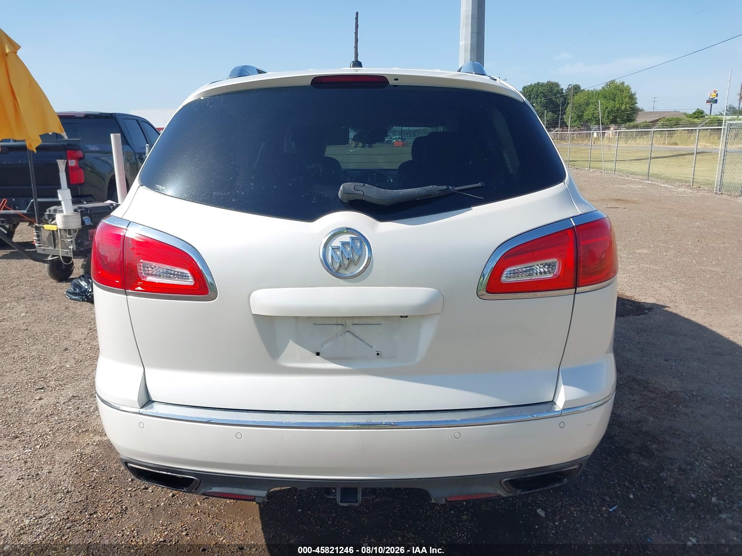 2015 Buick Enclave Leather White vin: 5GAKRBKD5FJ274597