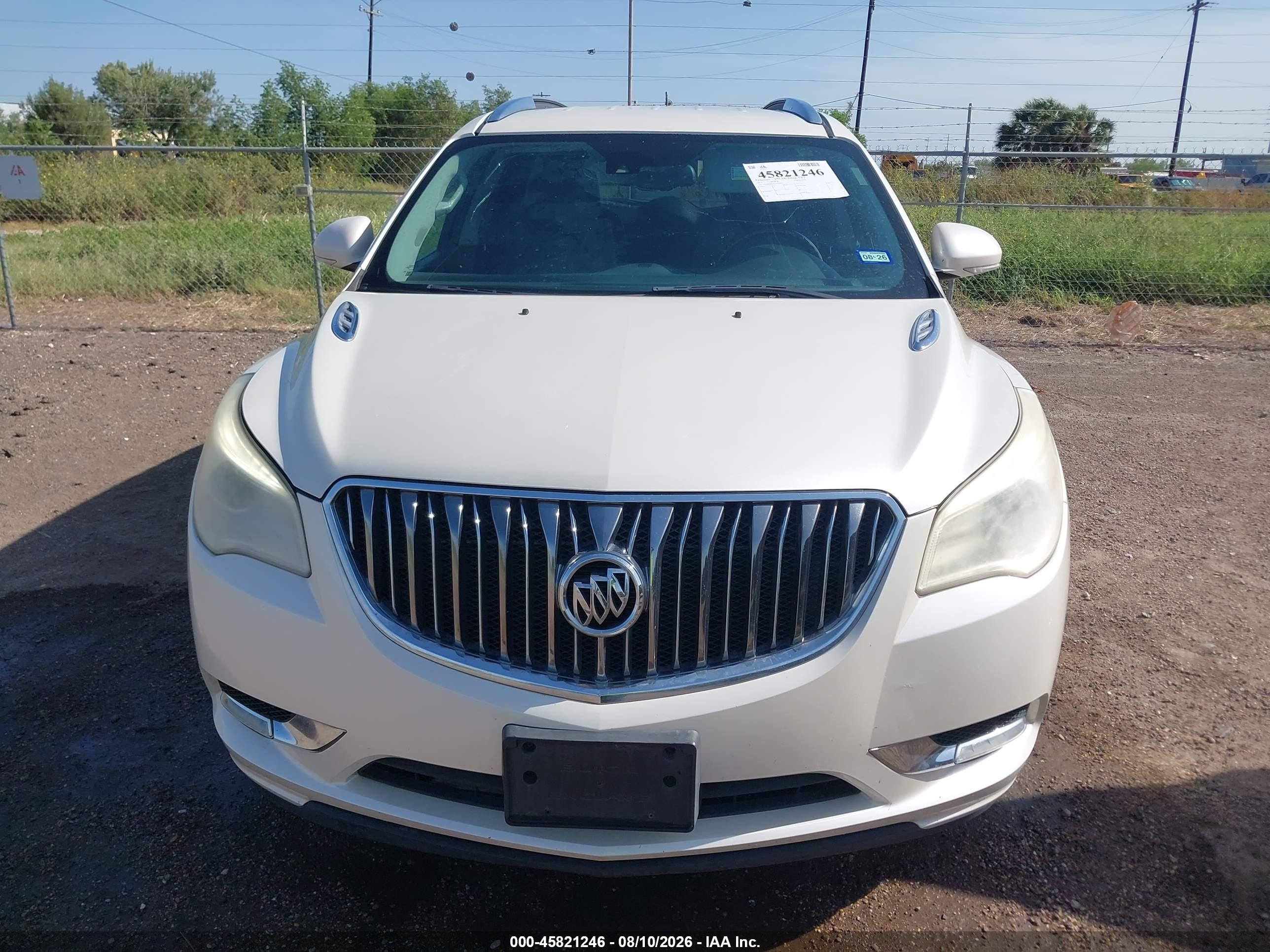 2015 Buick Enclave Leather White vin: 5GAKRBKD5FJ274597