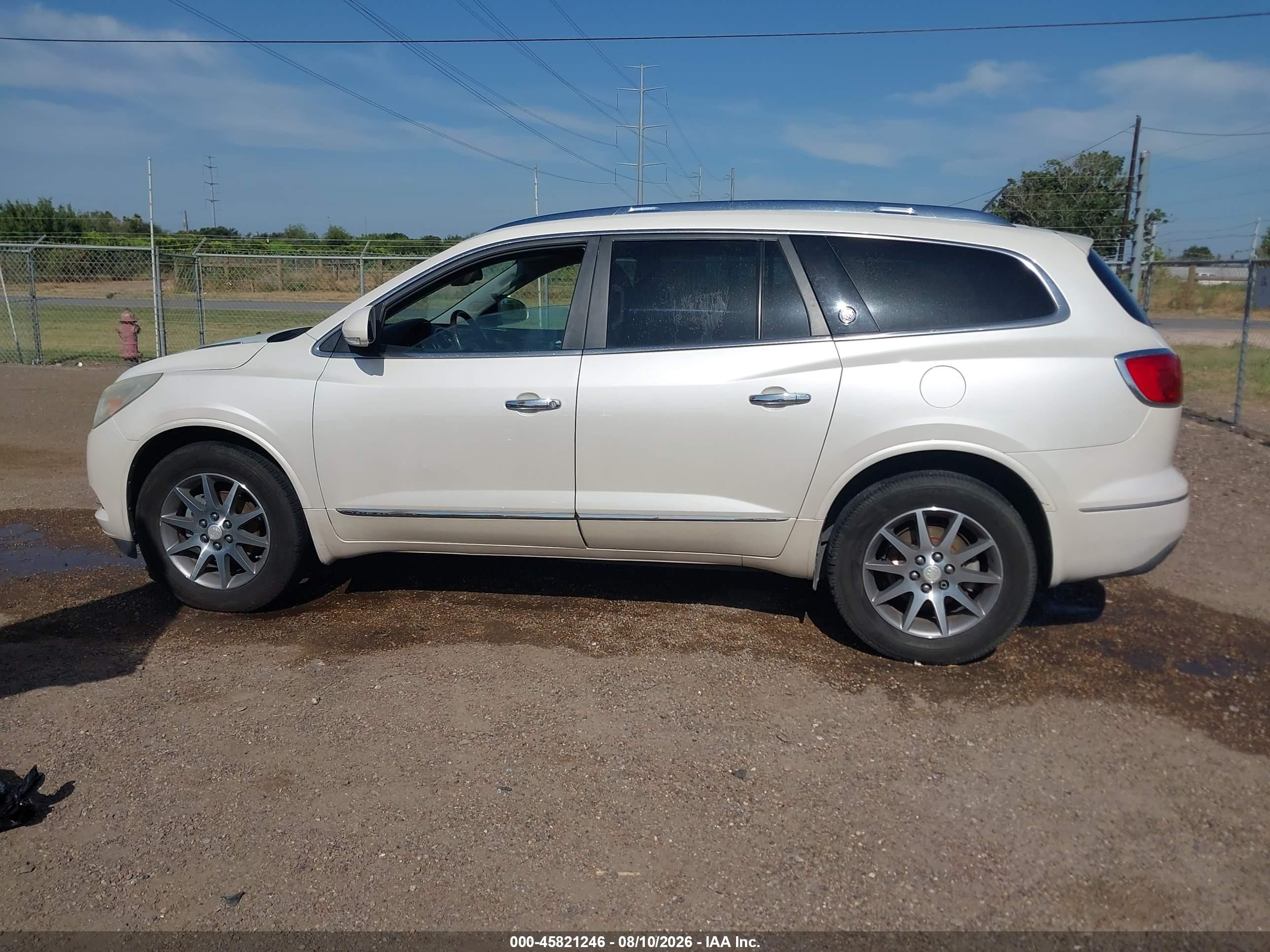 2015 Buick Enclave Leather White vin: 5GAKRBKD5FJ274597