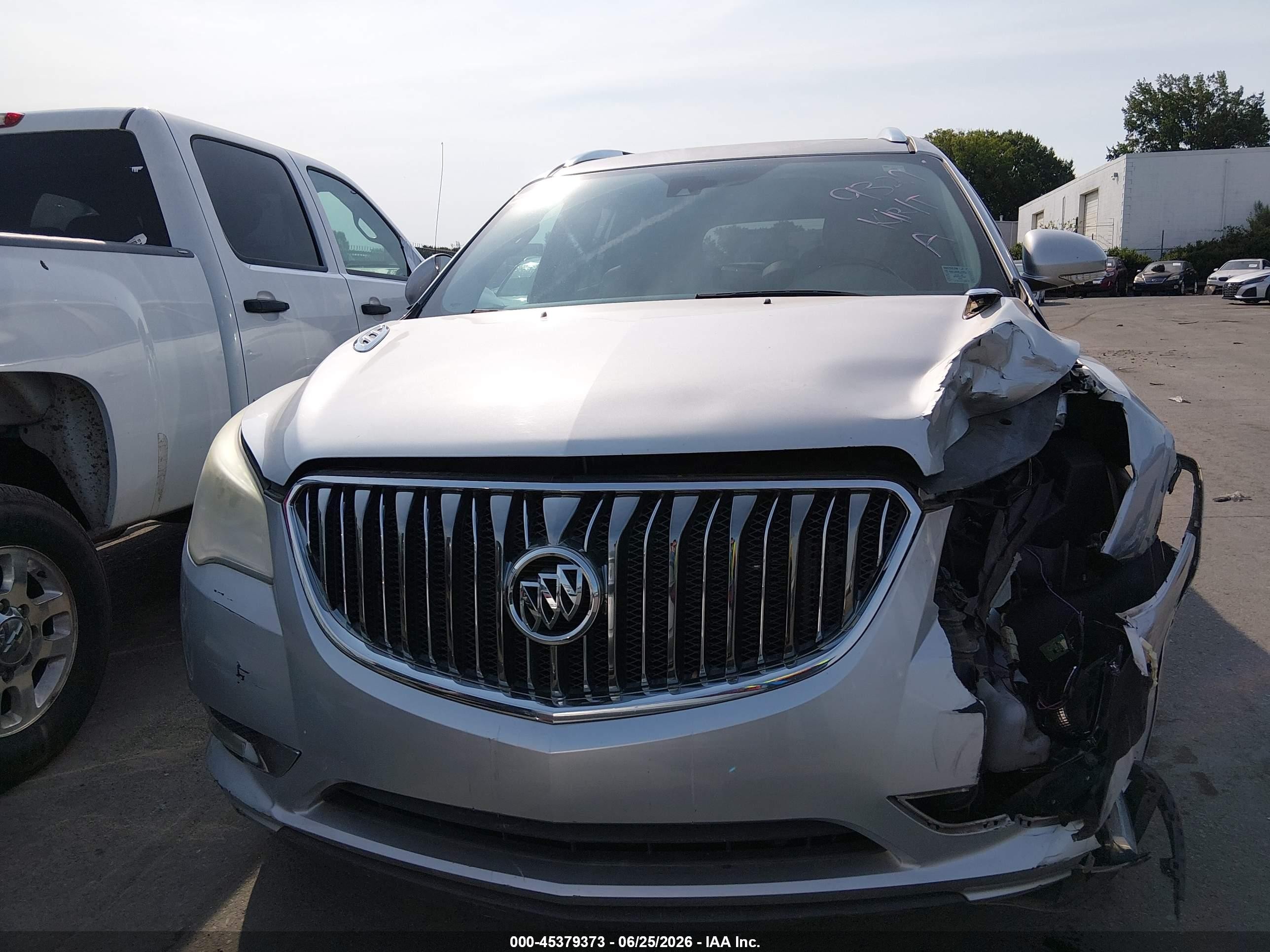 2015 Buick Enclave Leather Silver vin: 5GAKRBKD5FJ349329