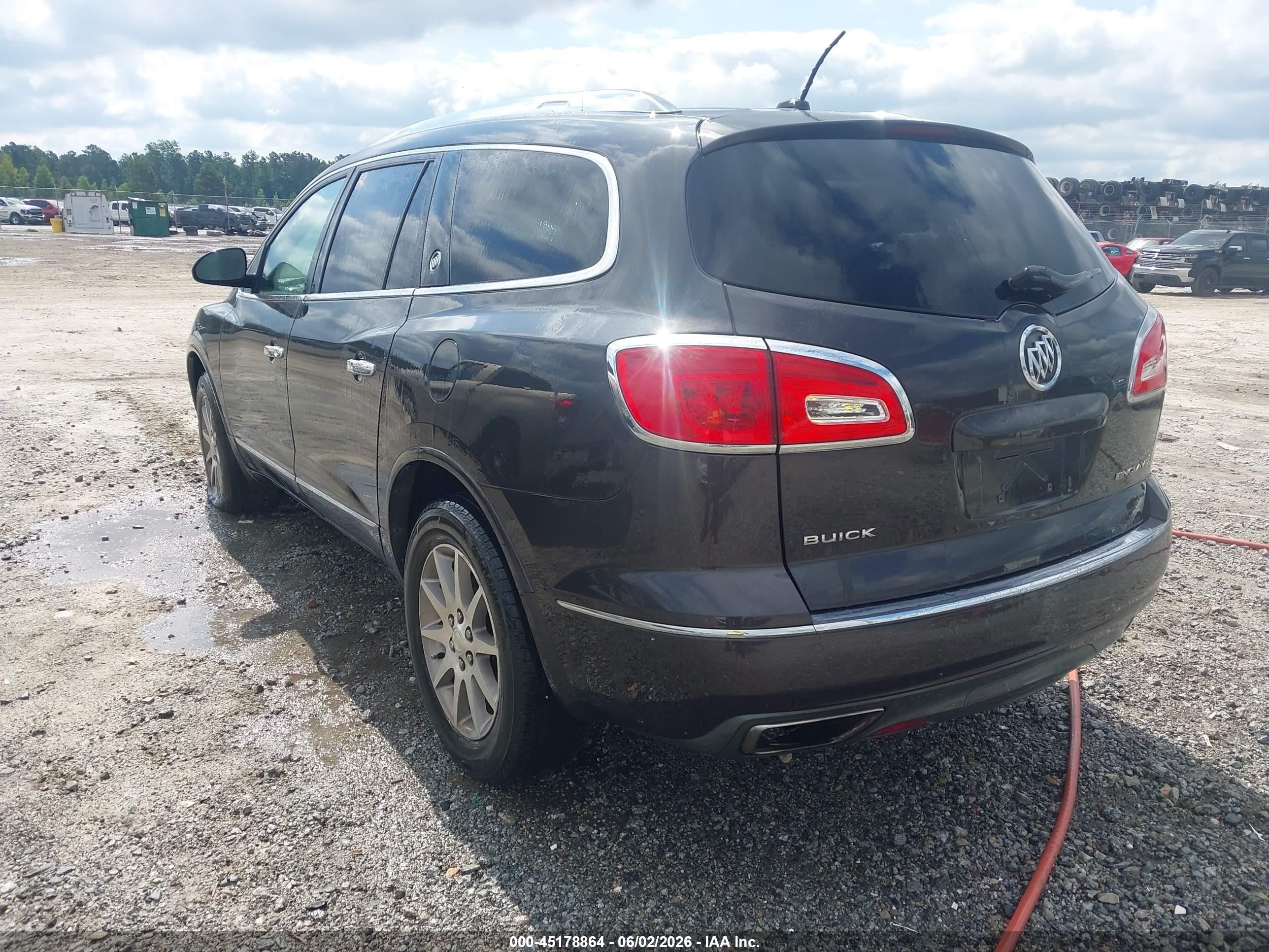 2015 Buick Enclave Leather Black vin: 5GAKRBKD5FJ387871