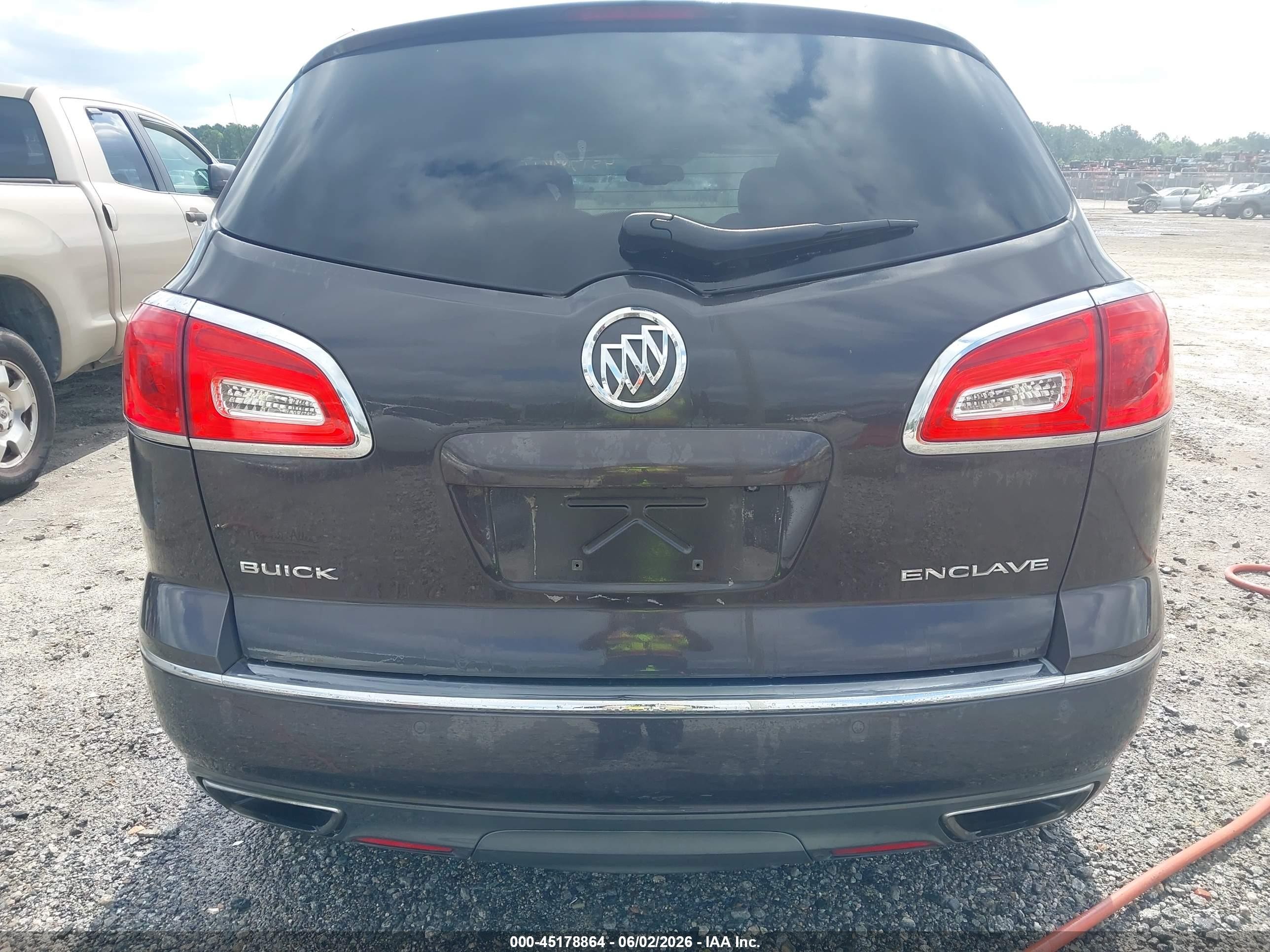 2015 Buick Enclave Leather Black vin: 5GAKRBKD5FJ387871