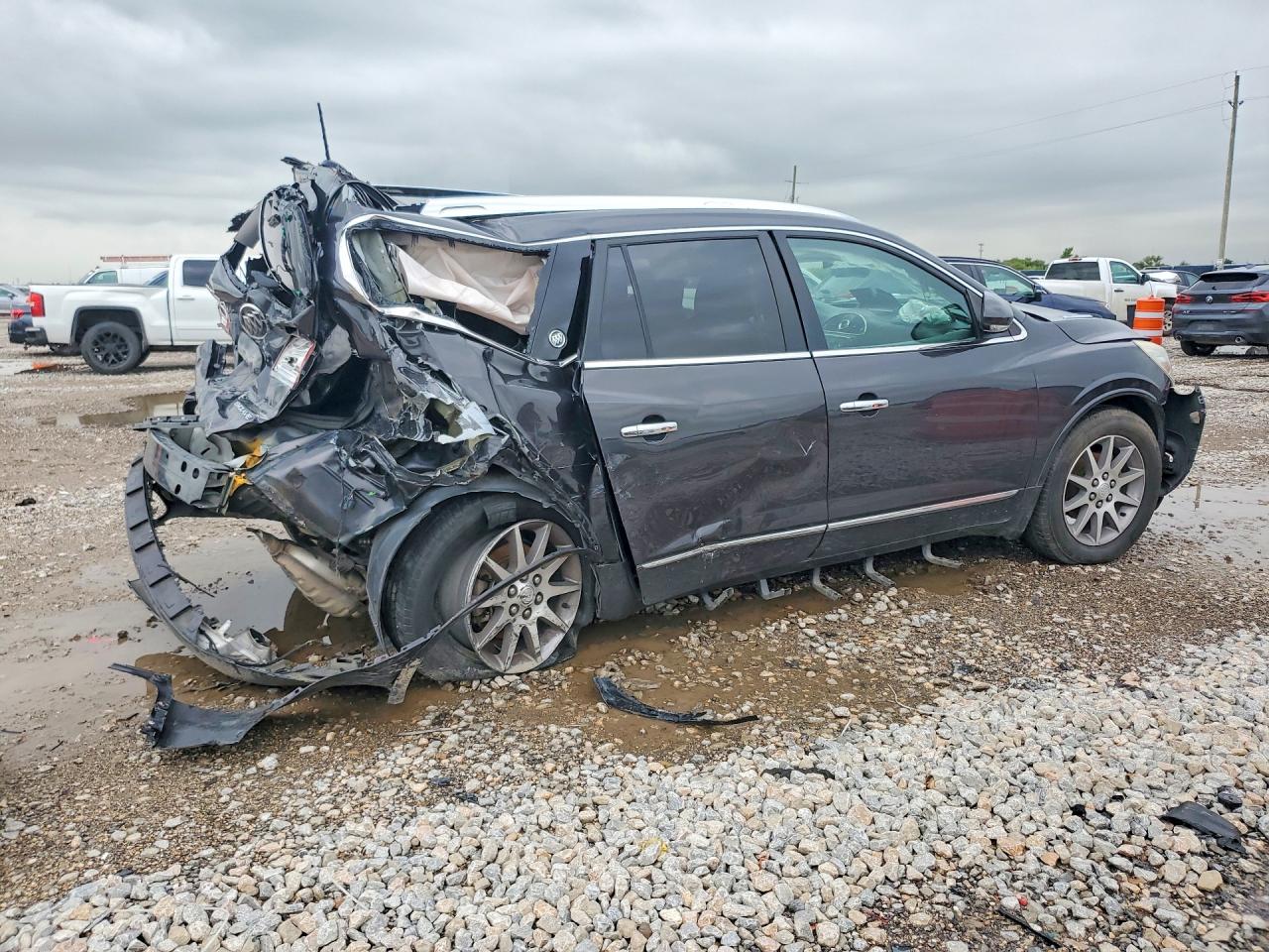 2015 Buick Enclave Серый vin: 5GAKRBKD5FJ388566