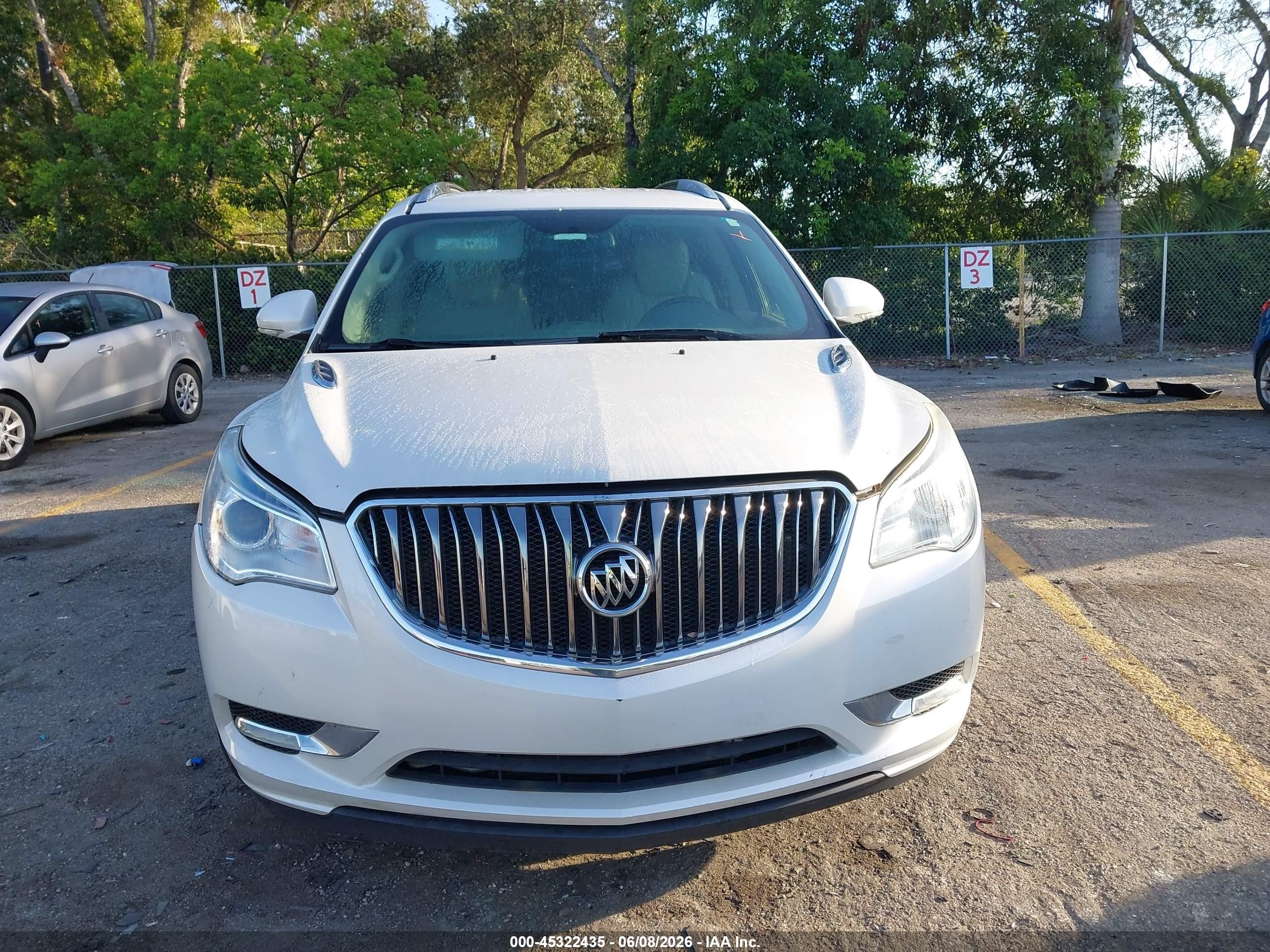 2017 Buick Enclave Leather White vin: 5GAKRBKD5HJ209333