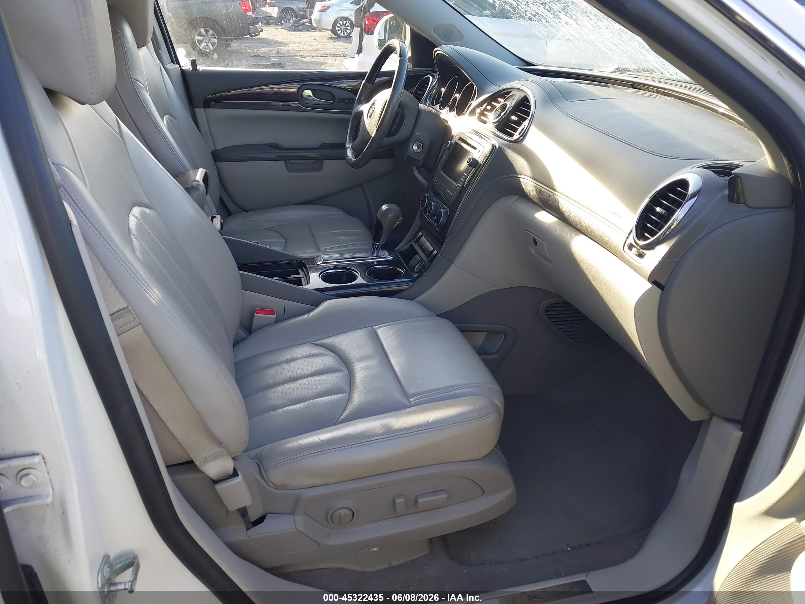 2017 Buick Enclave Leather White vin: 5GAKRBKD5HJ209333