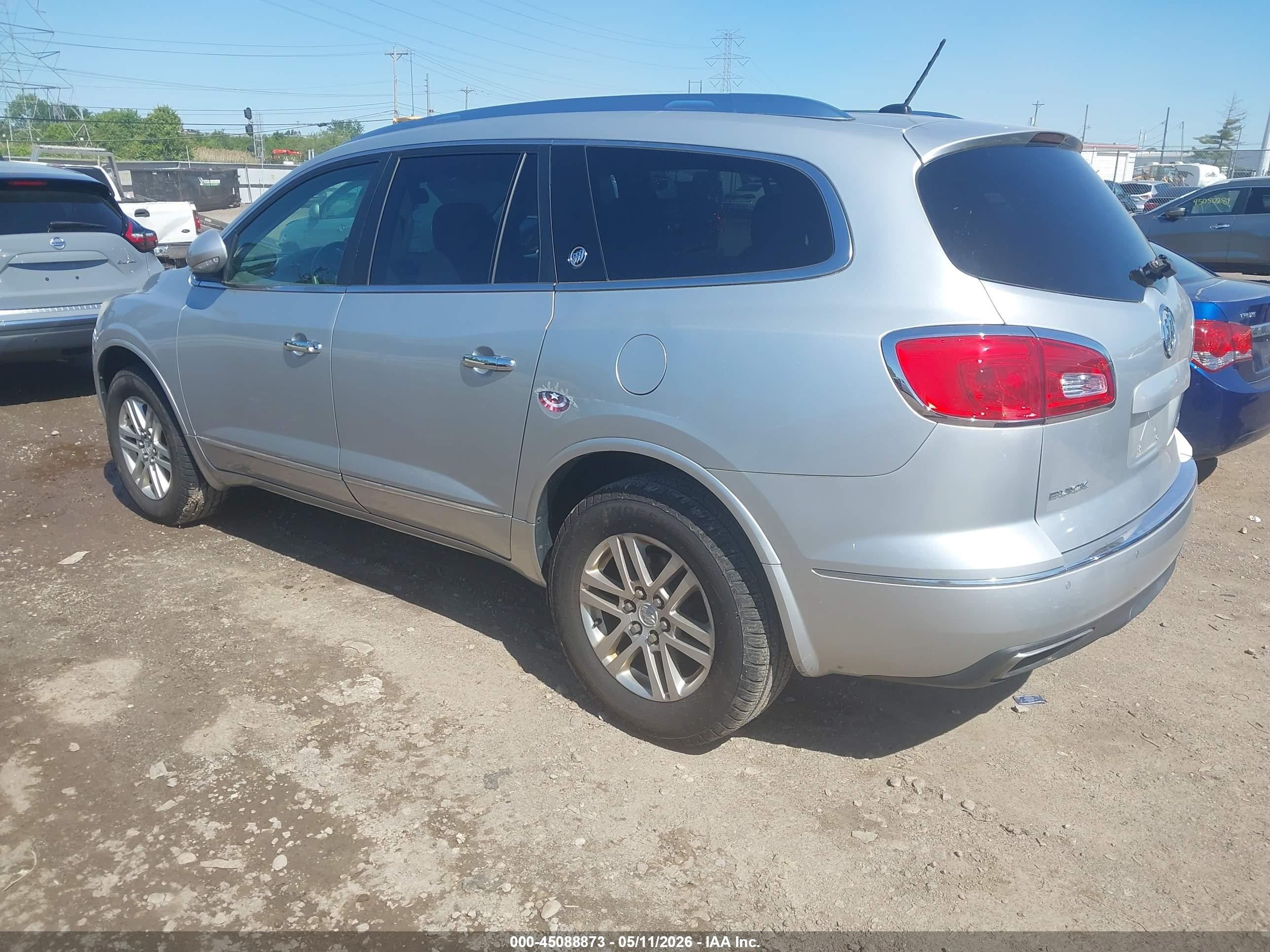 2013 Buick Enclave Convenience Серебряный vin: 5GAKRBKD6DJ106559