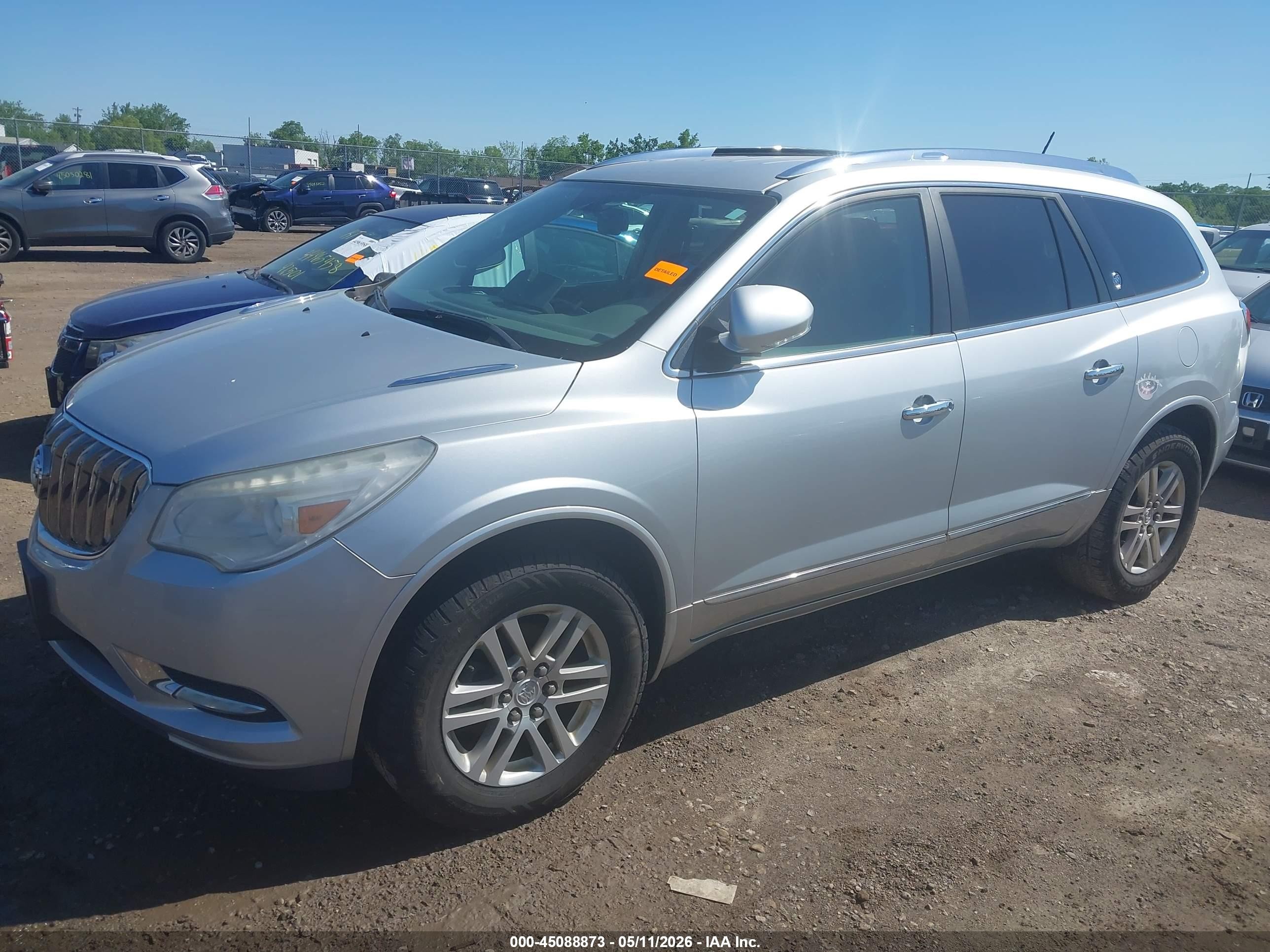 2013 Buick Enclave Convenience Серебряный vin: 5GAKRBKD6DJ106559