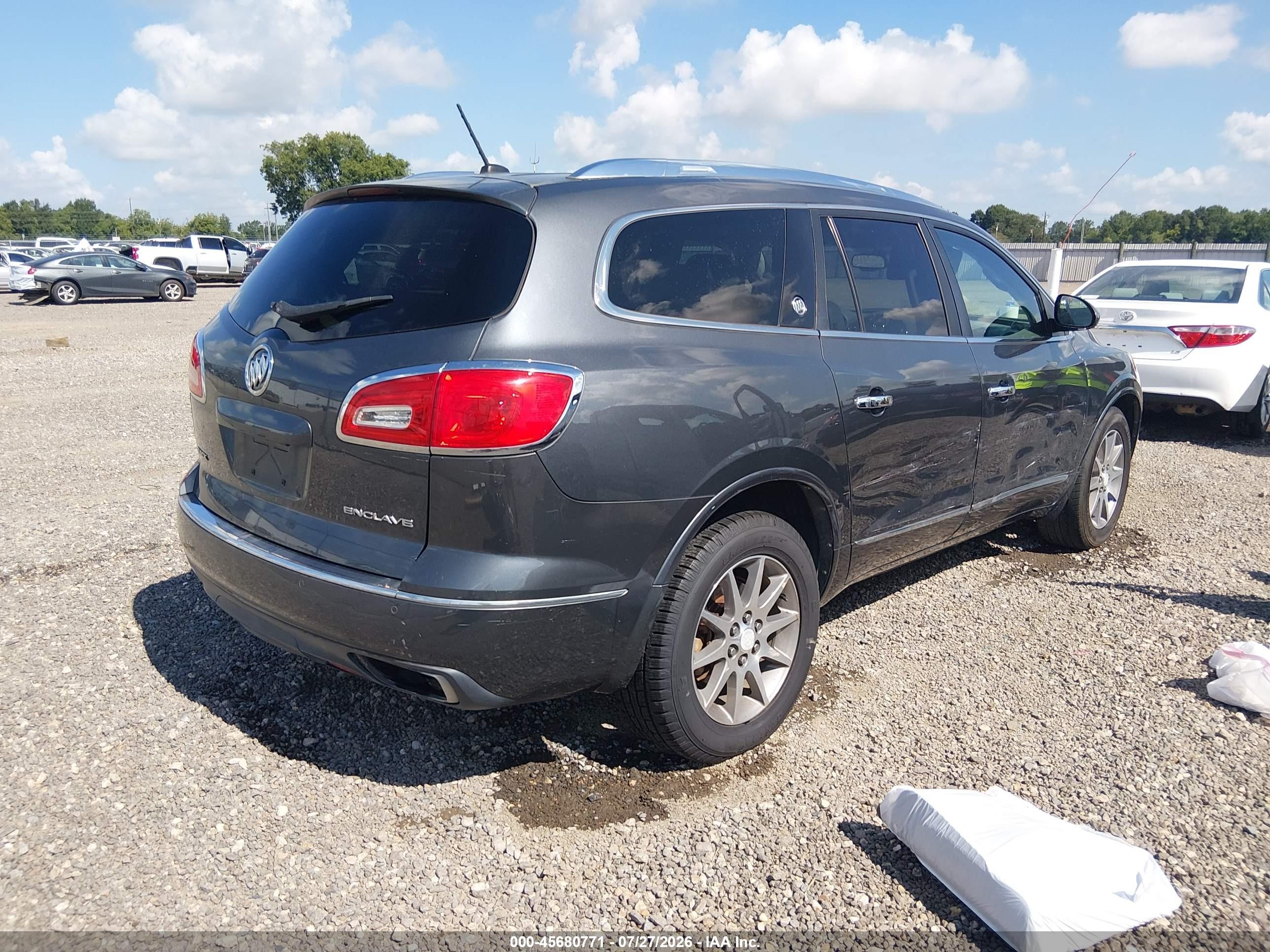 2014 Buick Enclave Leather Black vin: 5GAKRBKD6EJ116946