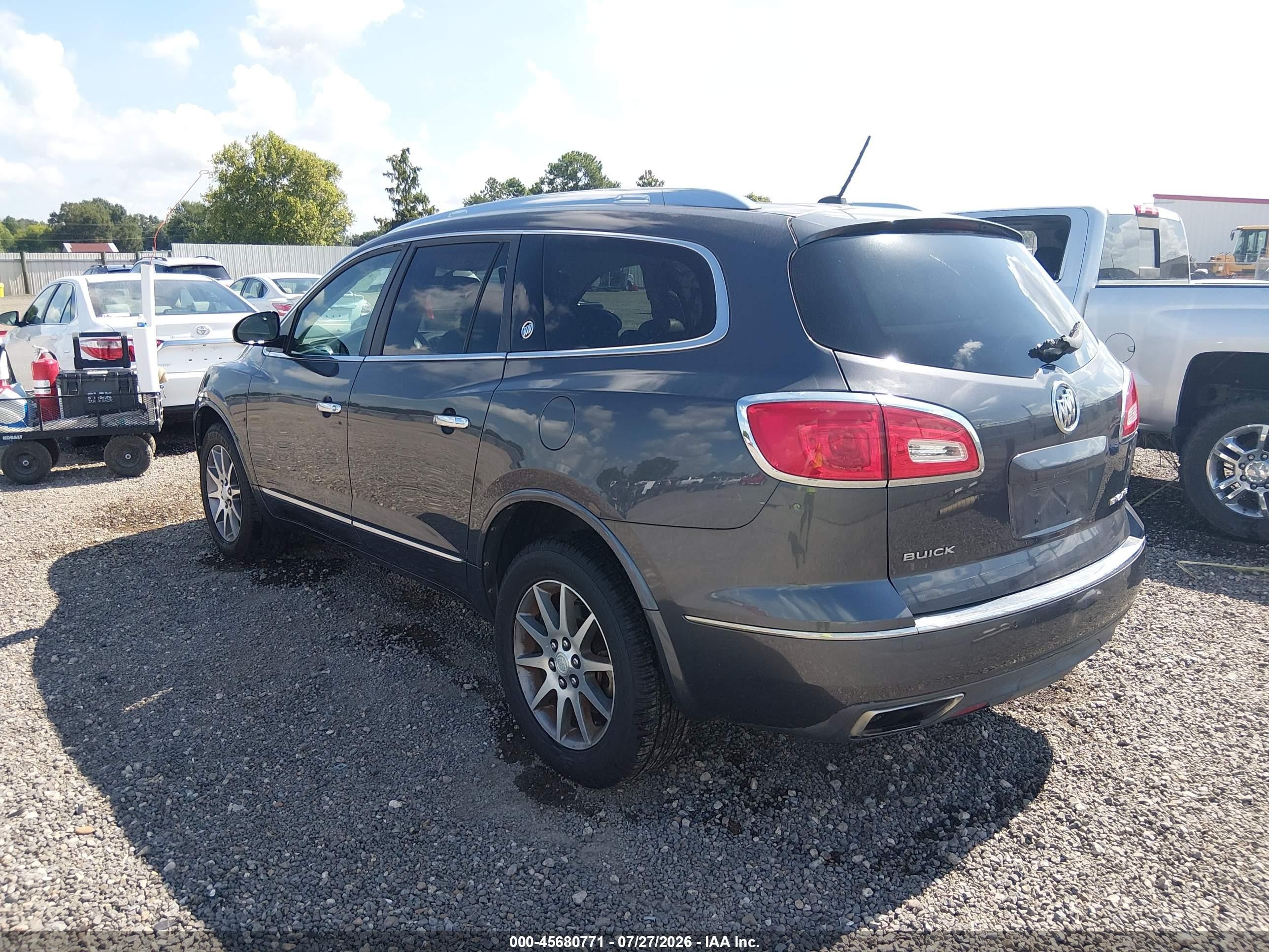 2014 Buick Enclave Leather Black vin: 5GAKRBKD6EJ116946