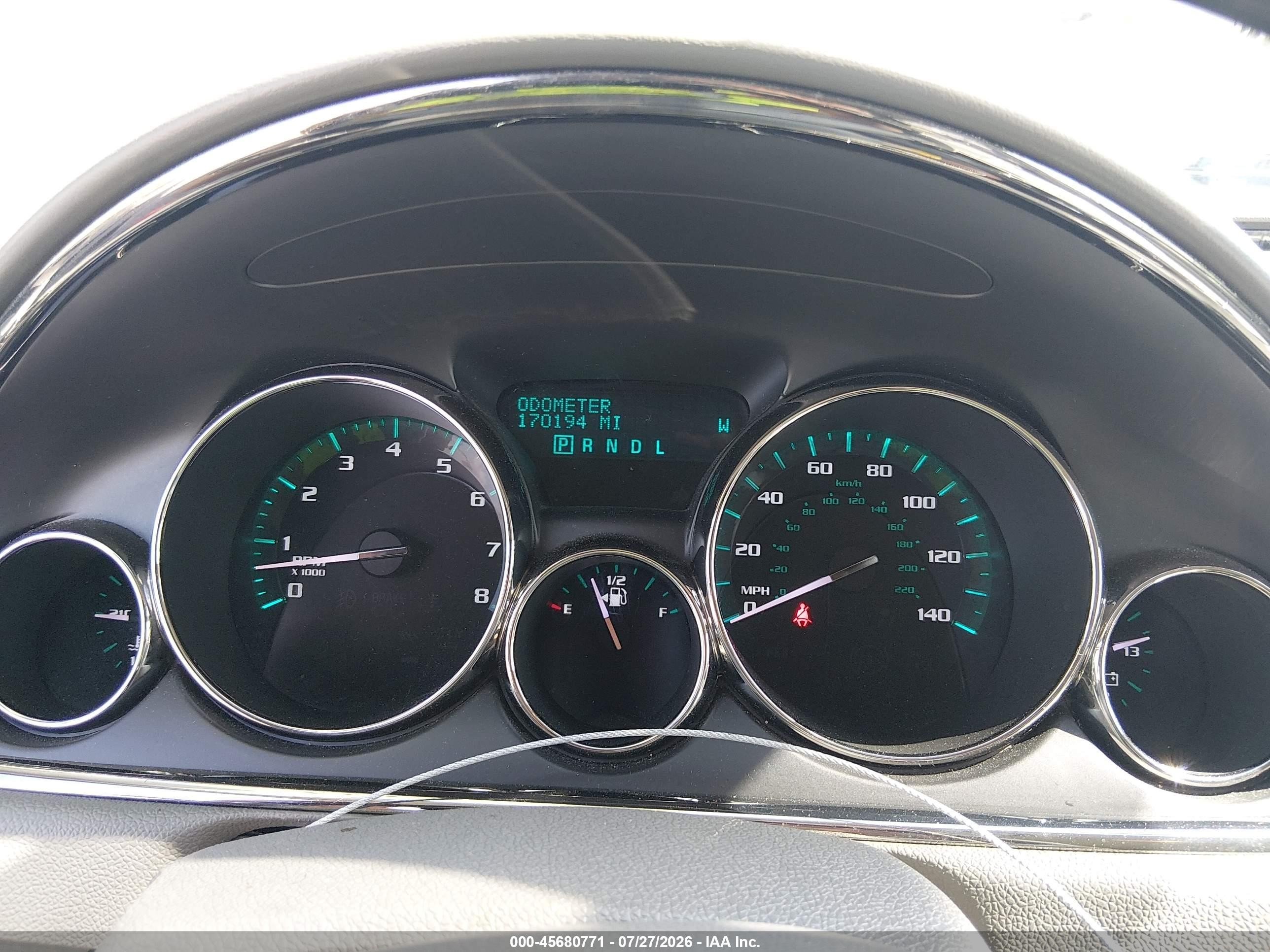 2014 Buick Enclave Leather Black vin: 5GAKRBKD6EJ116946