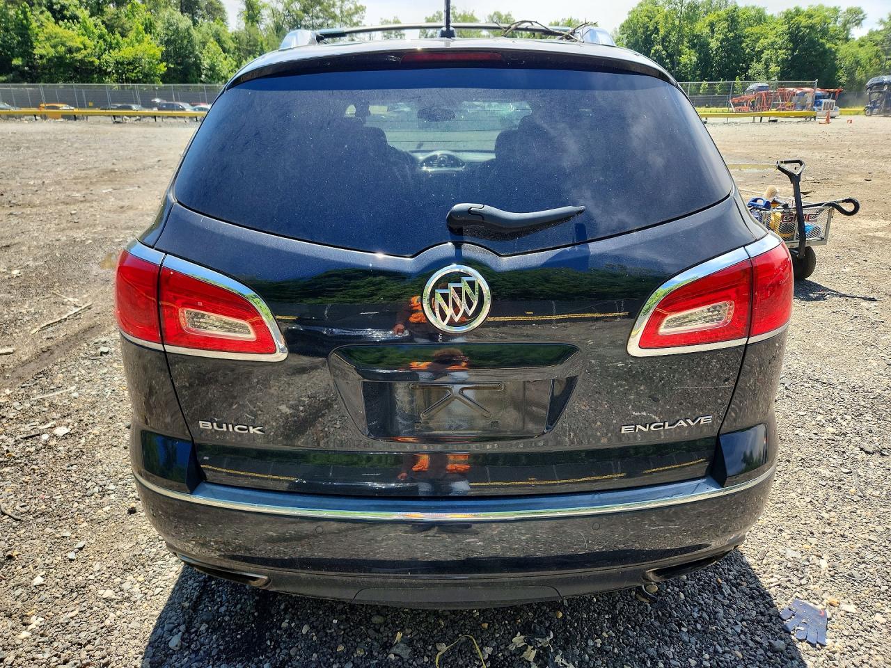 2014 Buick Enclave Black vin: 5GAKRBKD6EJ127302