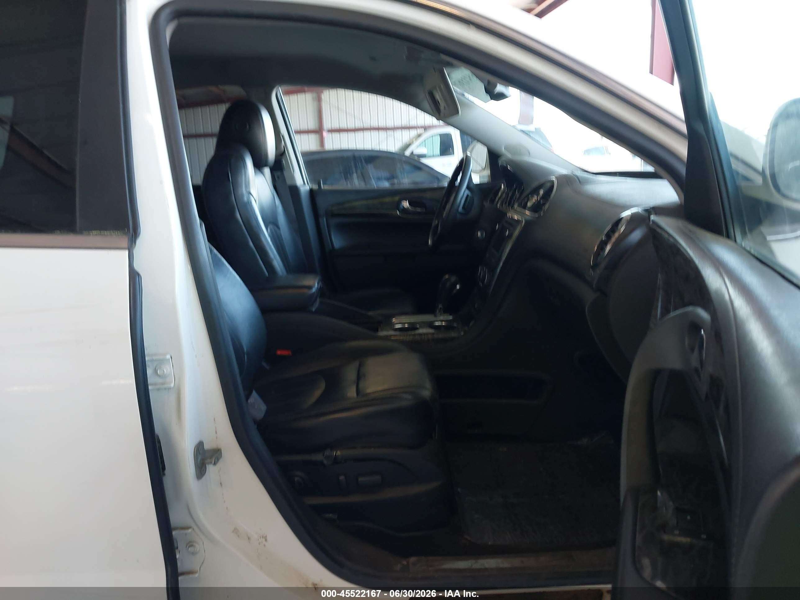 2014 Buick Enclave Leather White vin: 5GAKRBKD6EJ144875