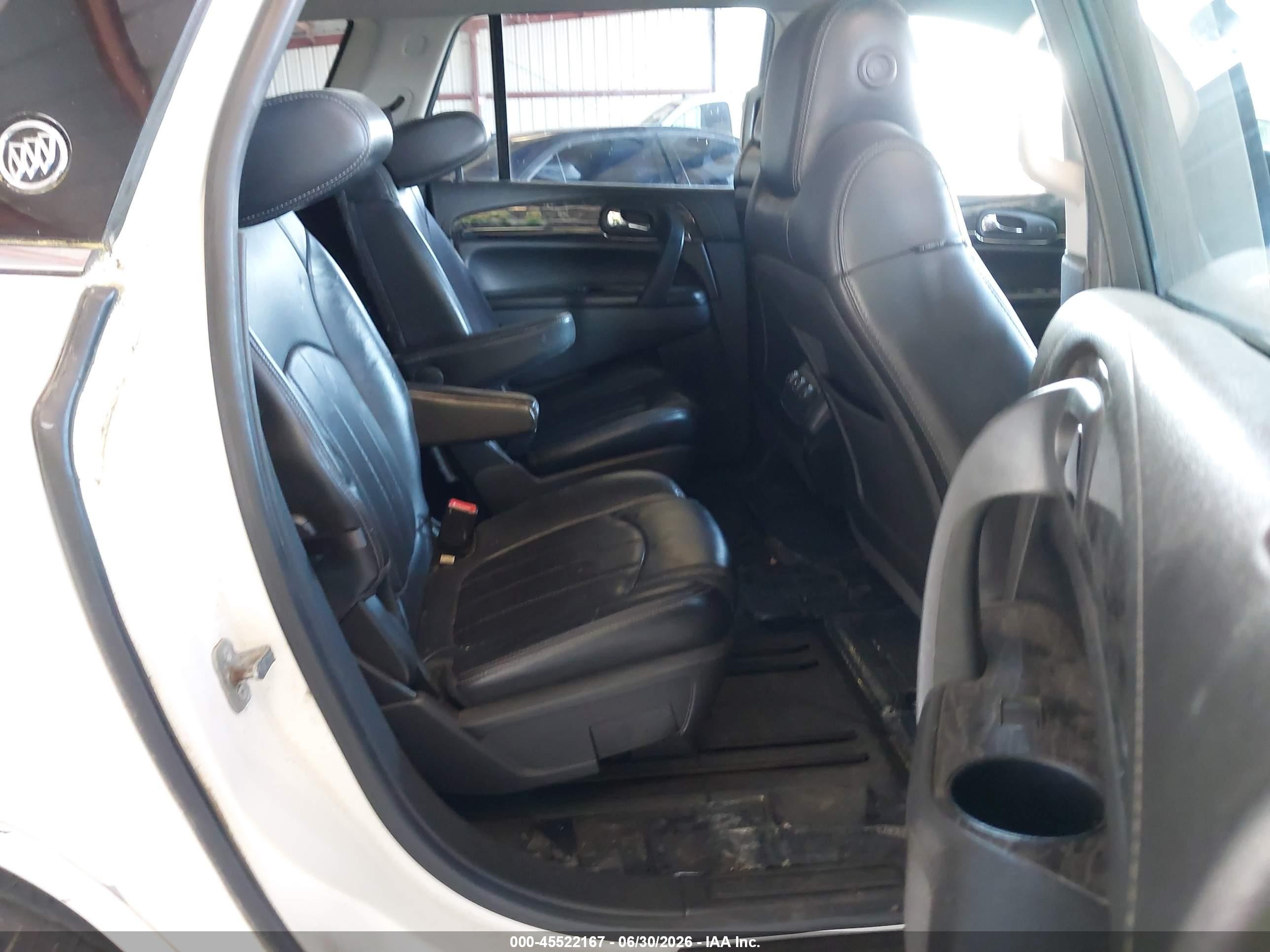 2014 Buick Enclave Leather White vin: 5GAKRBKD6EJ144875
