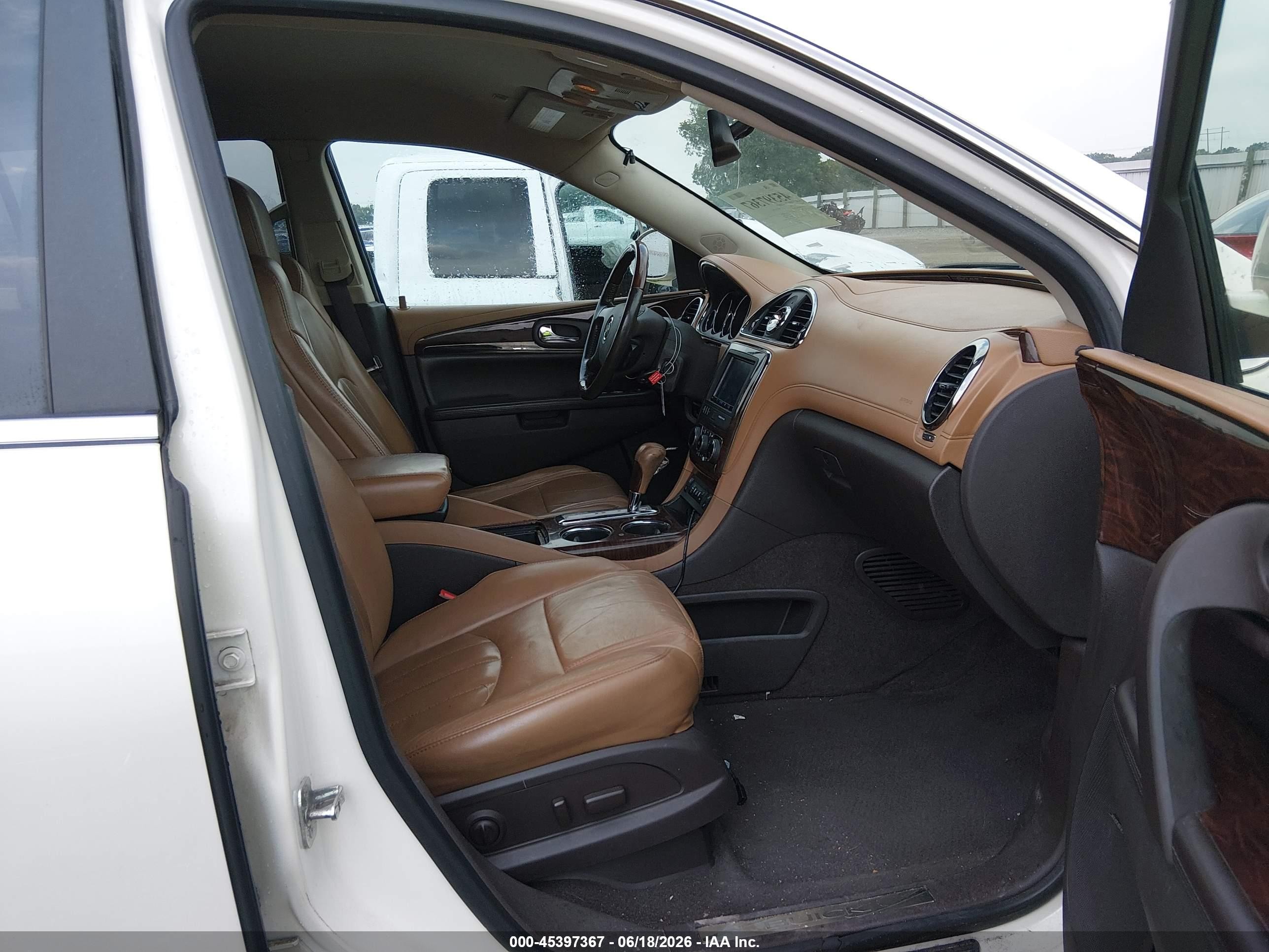 2014 Buick Enclave Leather White vin: 5GAKRBKD6EJ182932