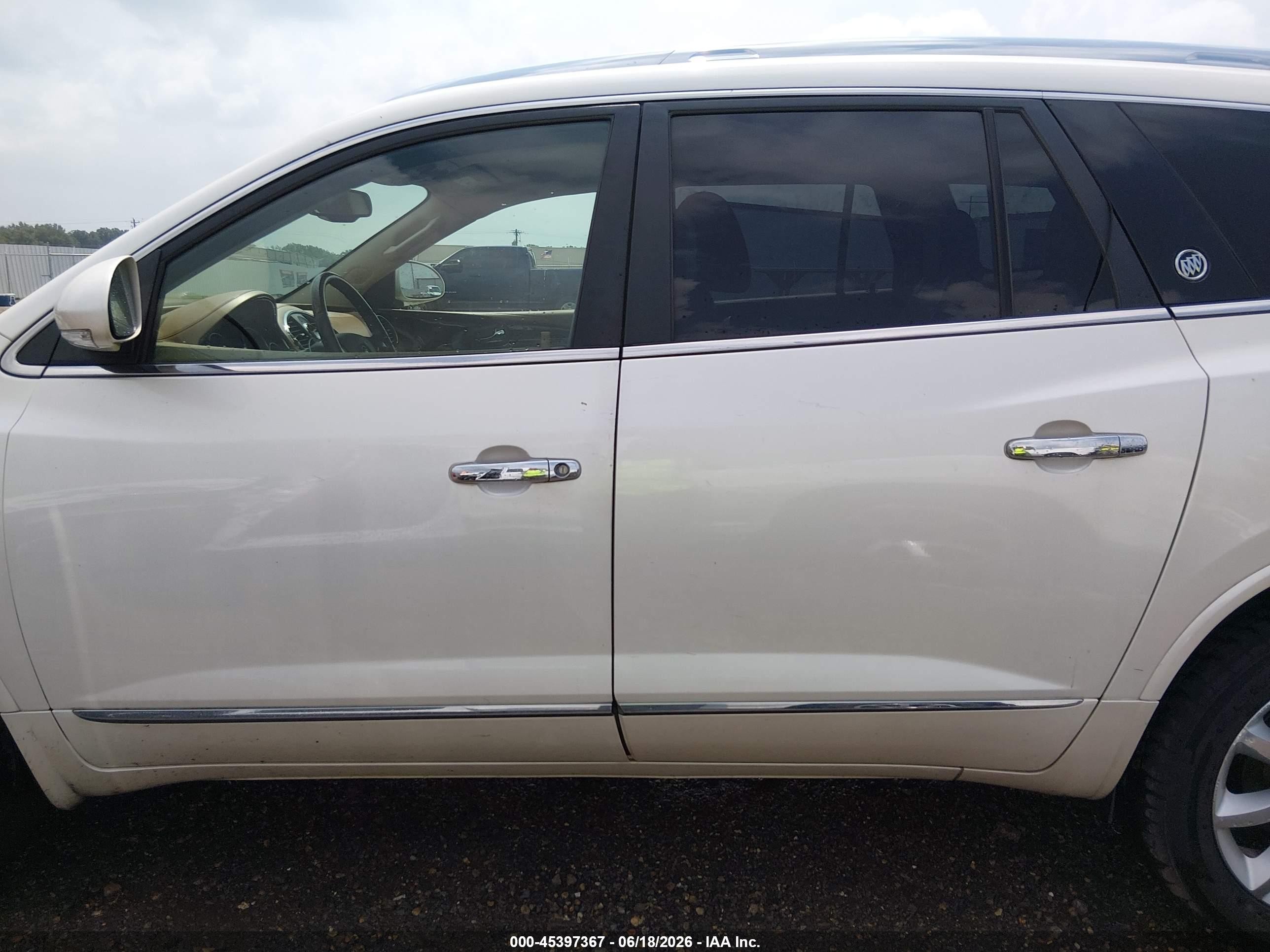 2014 Buick Enclave Leather White vin: 5GAKRBKD6EJ182932