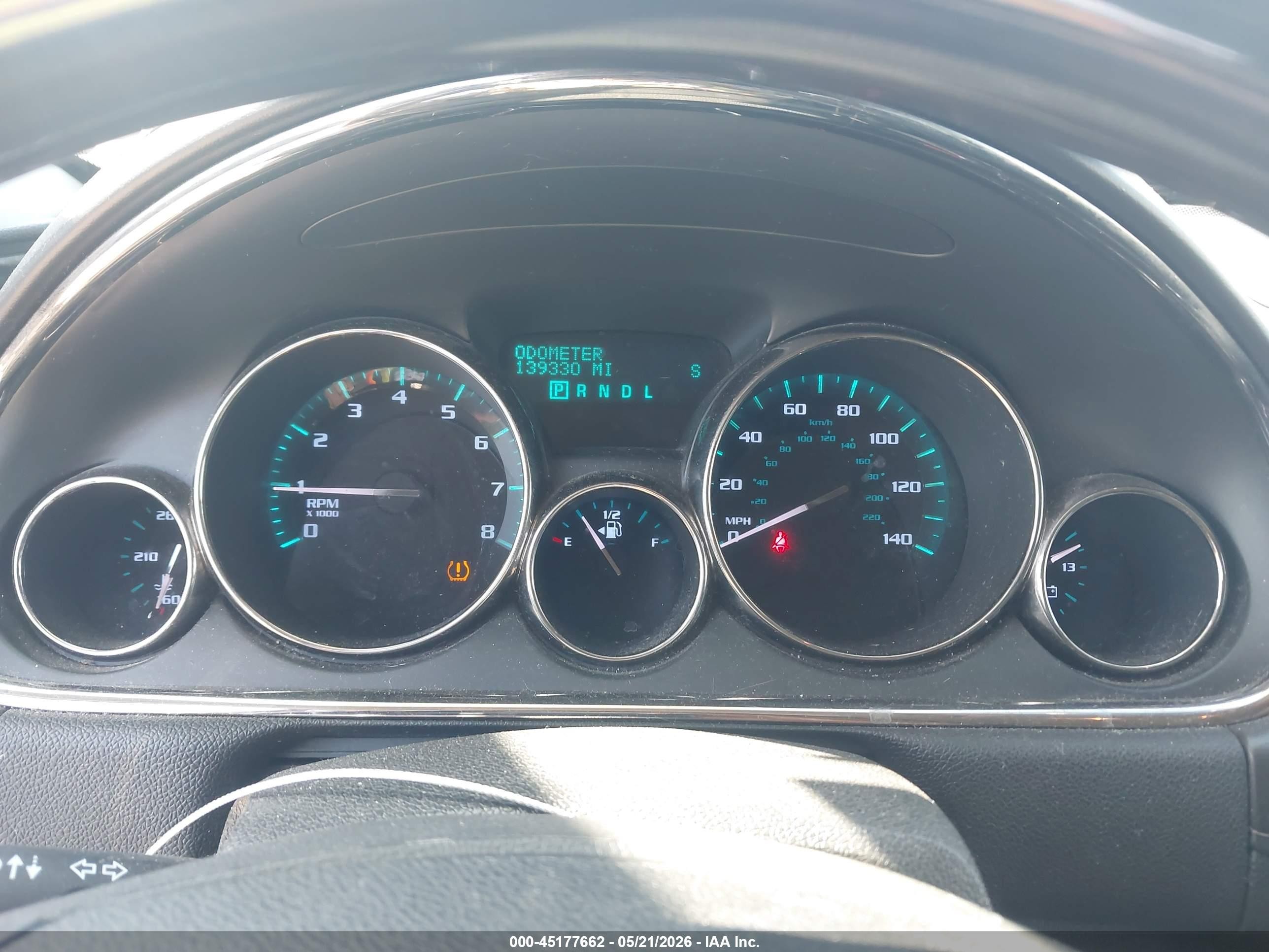 2014 Buick Enclave Leather Black vin: 5GAKRBKD6EJ228937