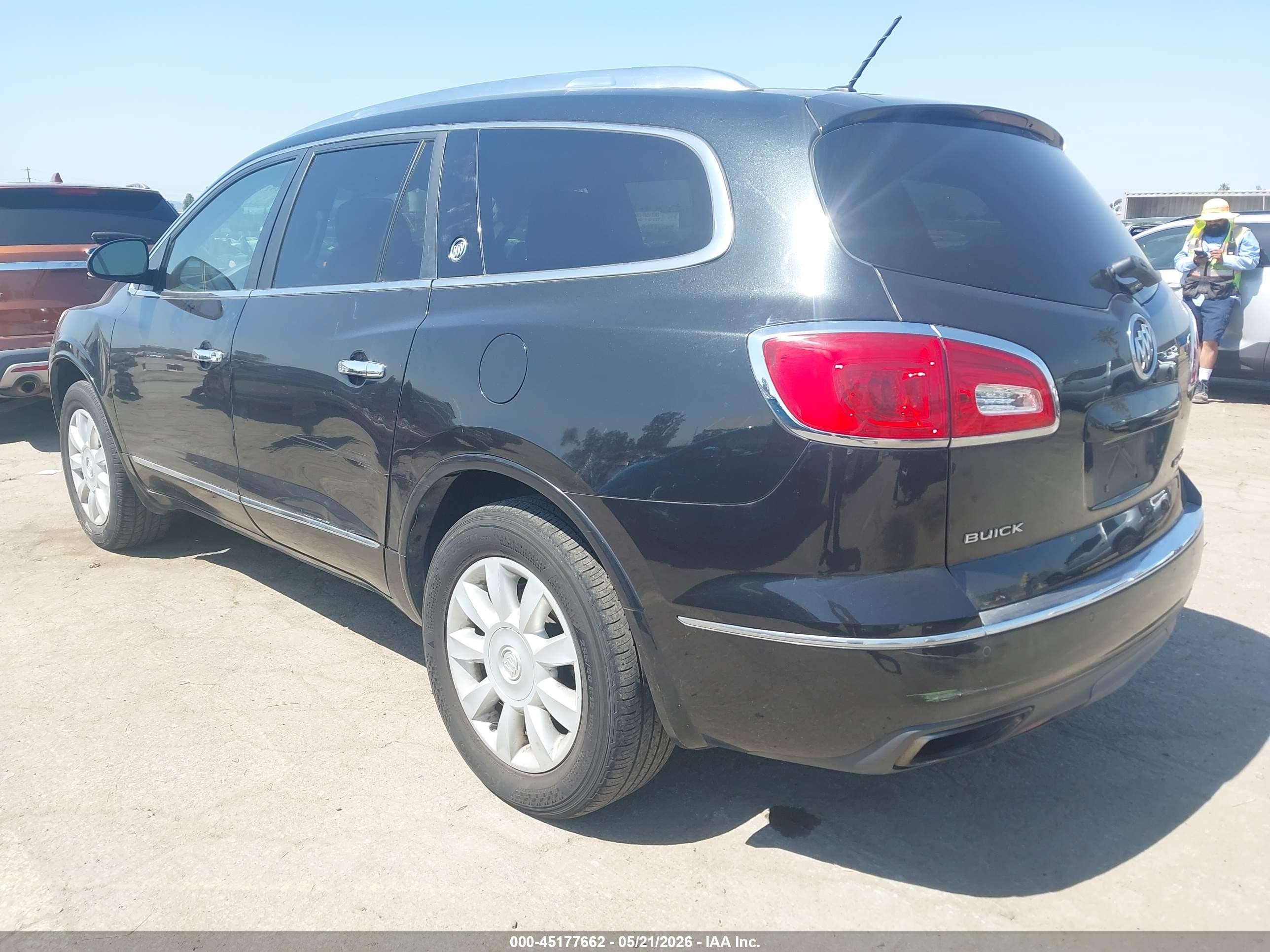 2014 Buick Enclave Leather Black vin: 5GAKRBKD6EJ228937