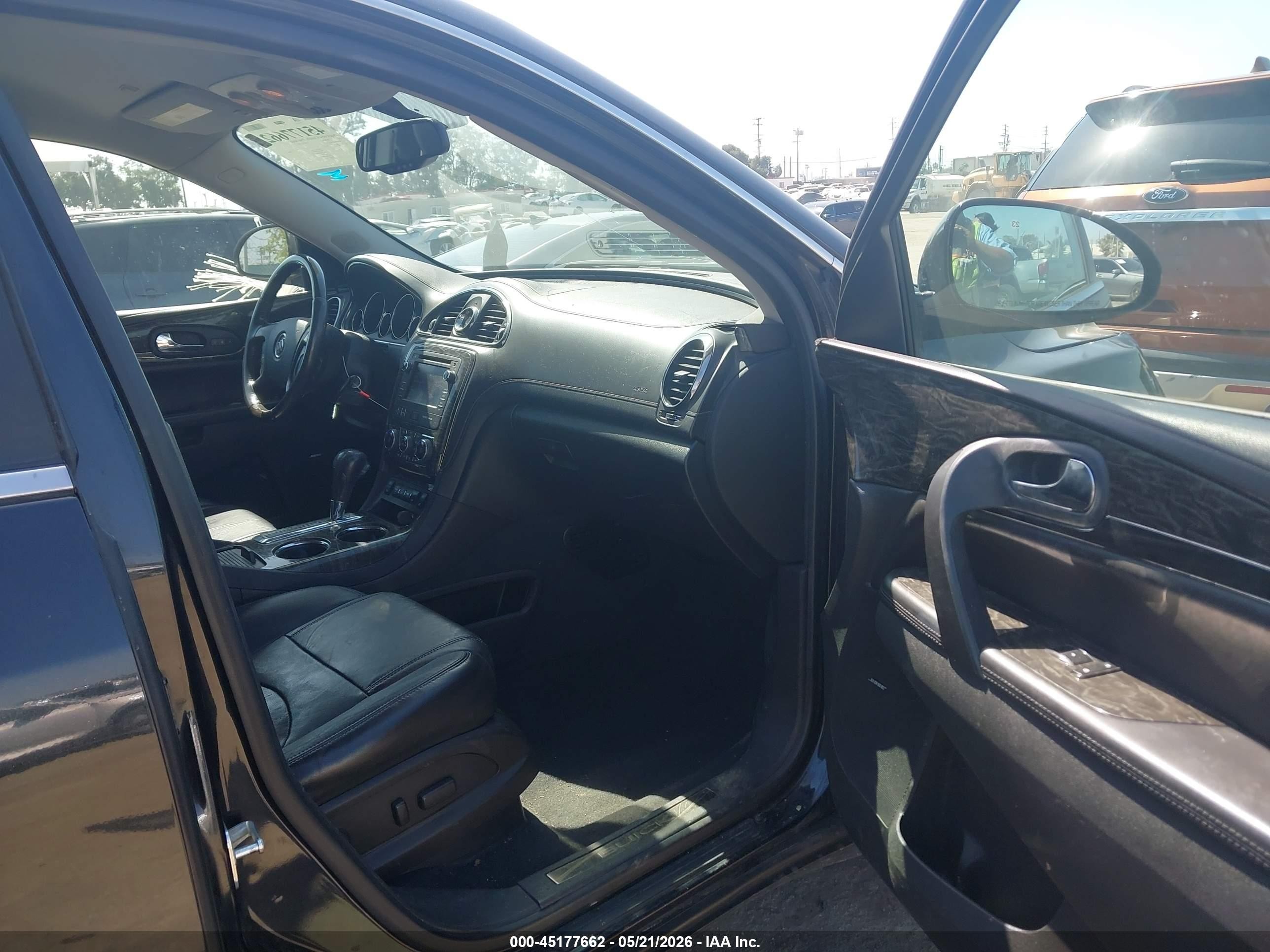 2014 Buick Enclave Leather Black vin: 5GAKRBKD6EJ228937