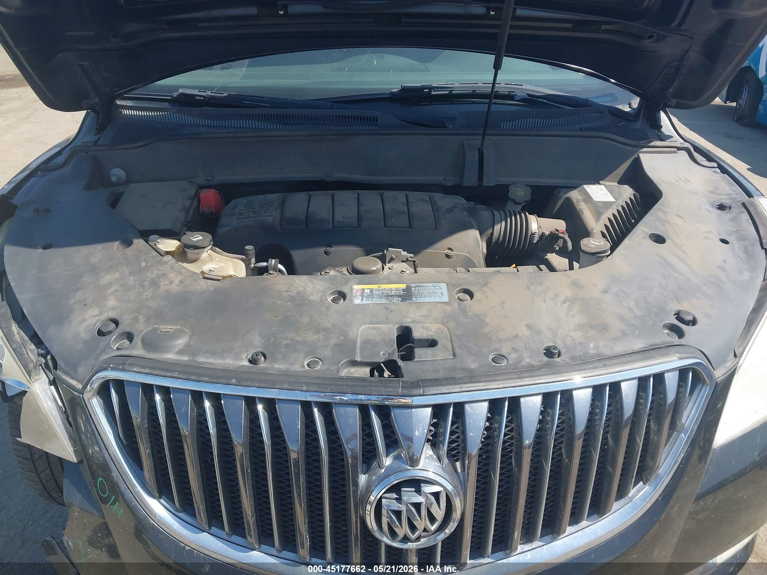 2014 Buick Enclave Leather Black vin: 5GAKRBKD6EJ228937