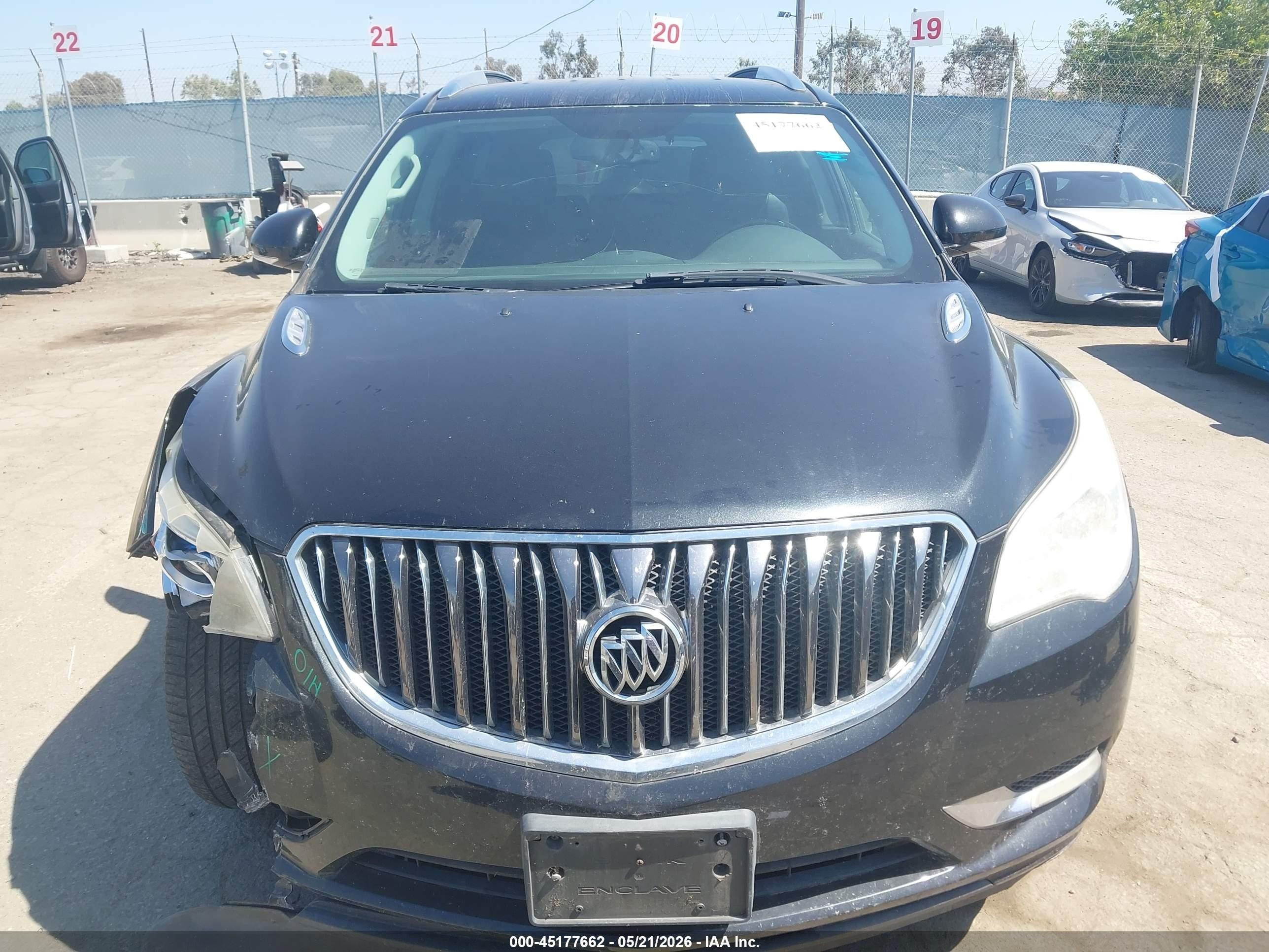 2014 Buick Enclave Leather Black vin: 5GAKRBKD6EJ228937