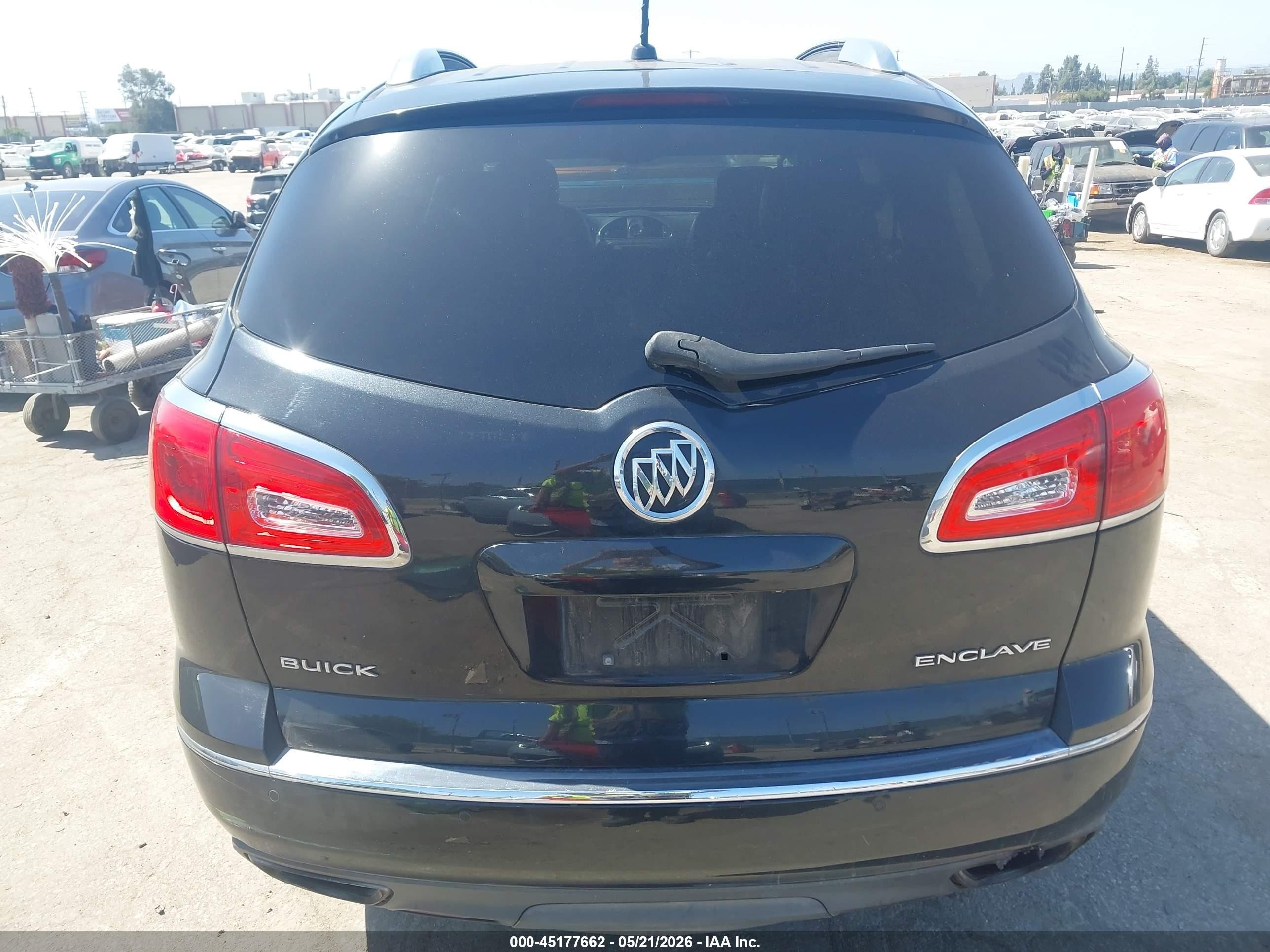 2014 Buick Enclave Leather Black vin: 5GAKRBKD6EJ228937