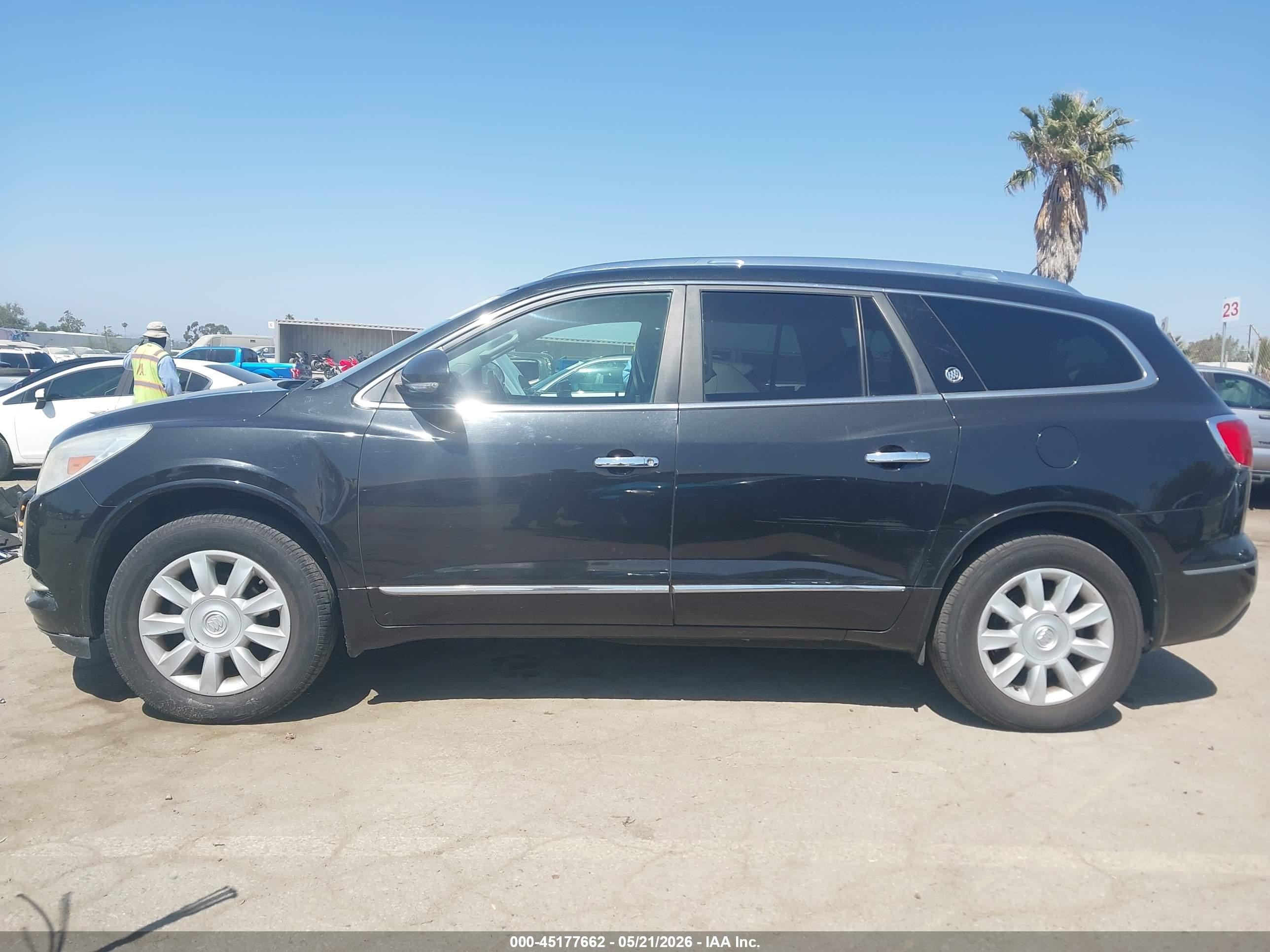2014 Buick Enclave Leather Black vin: 5GAKRBKD6EJ228937