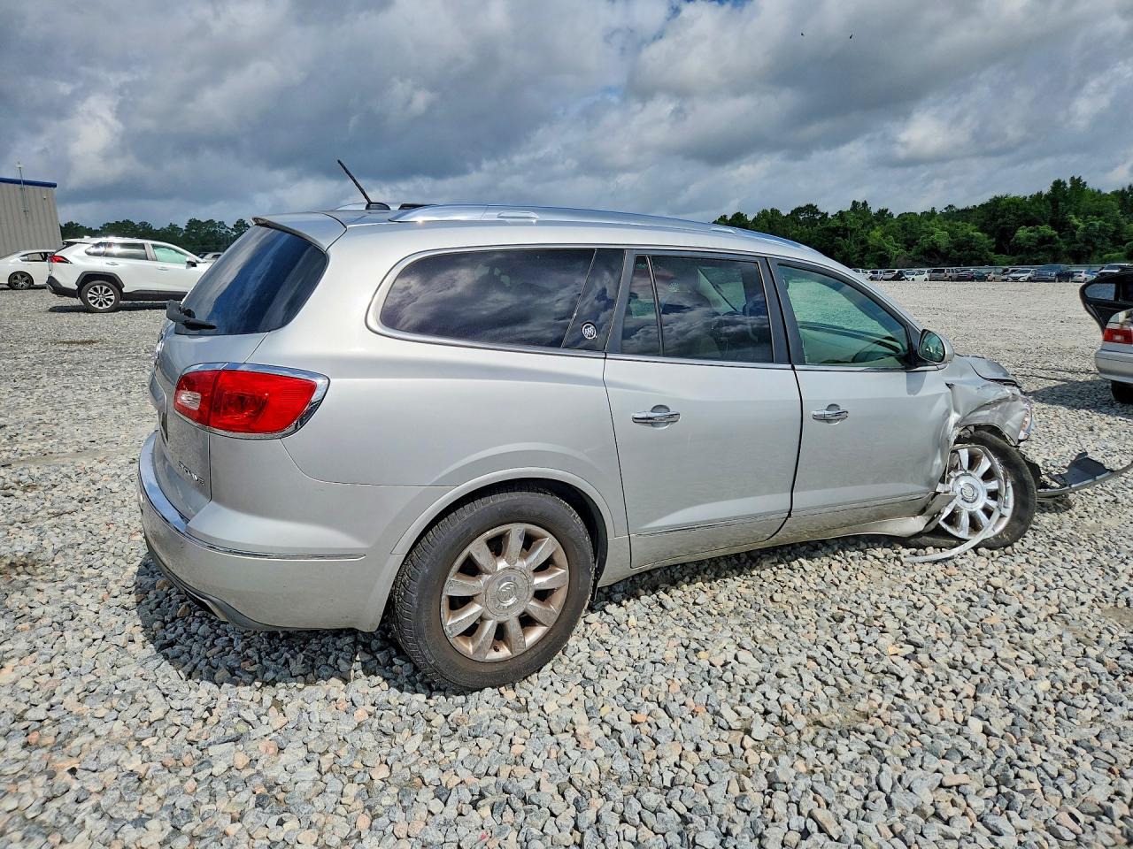 2014 Buick Enclave Silver vin: 5GAKRBKD6EJ245298