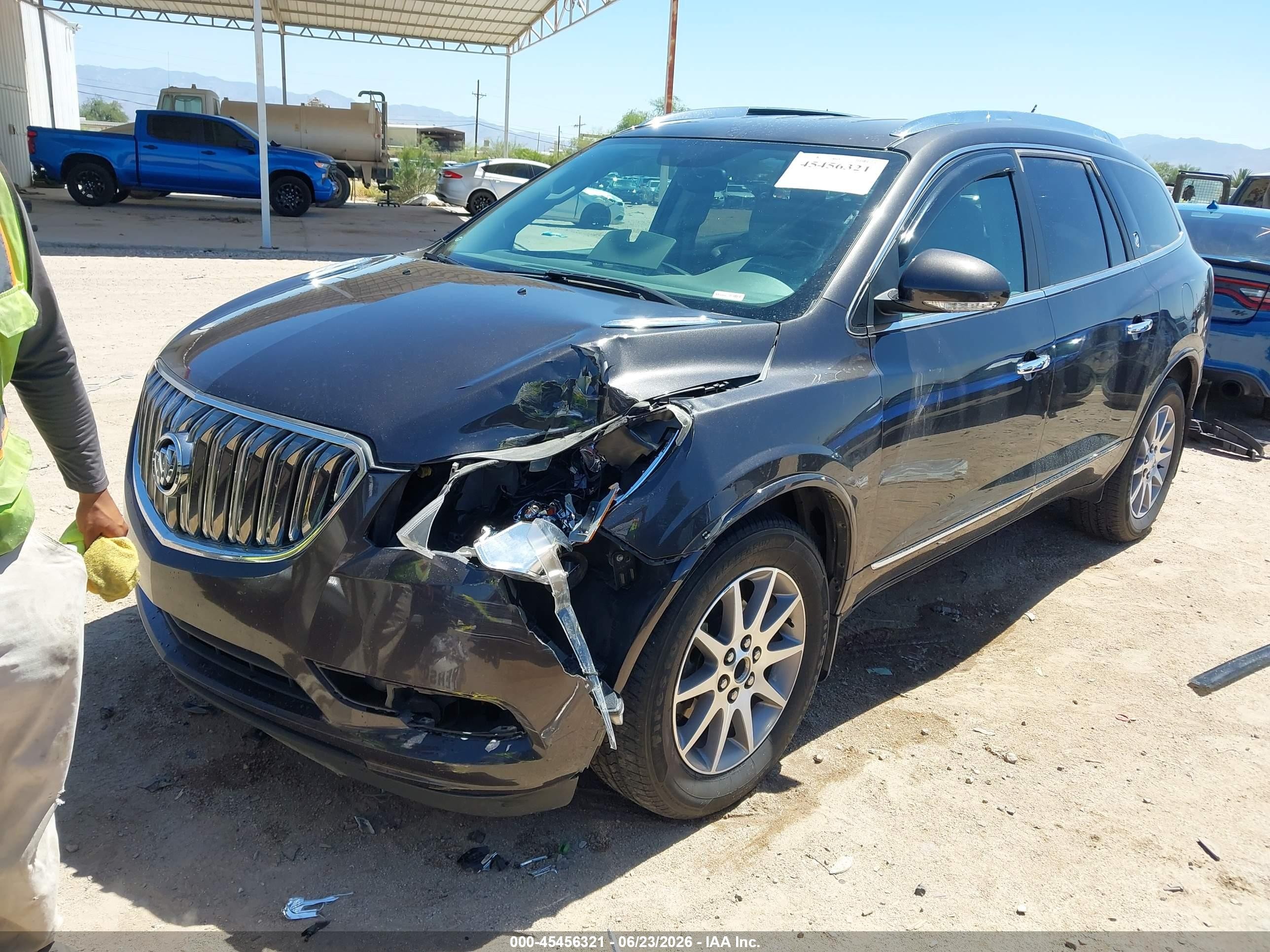 2015 Buick Enclave Leather Gray vin: 5GAKRBKD6FJ143923
