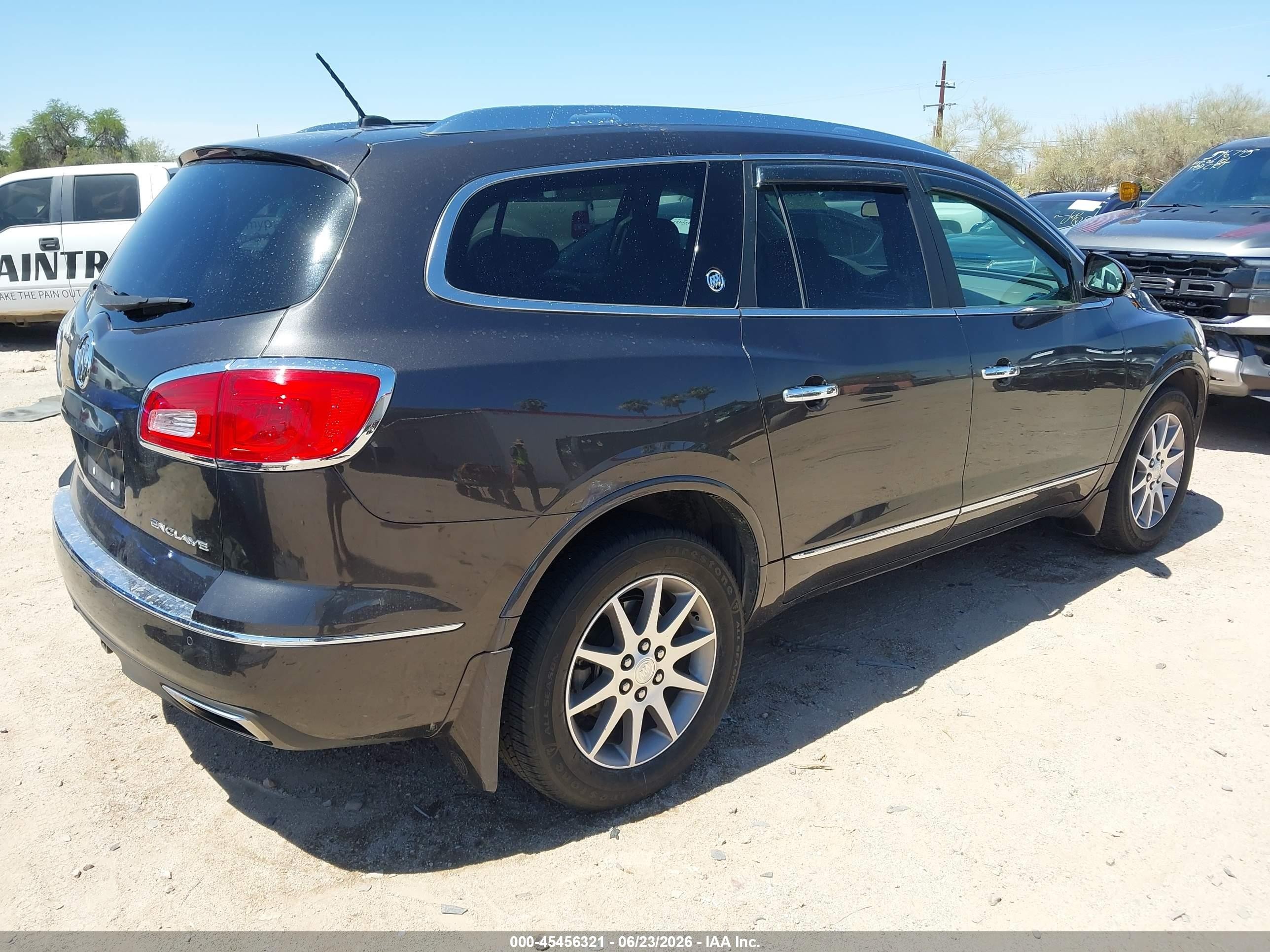 2015 Buick Enclave Leather Gray vin: 5GAKRBKD6FJ143923