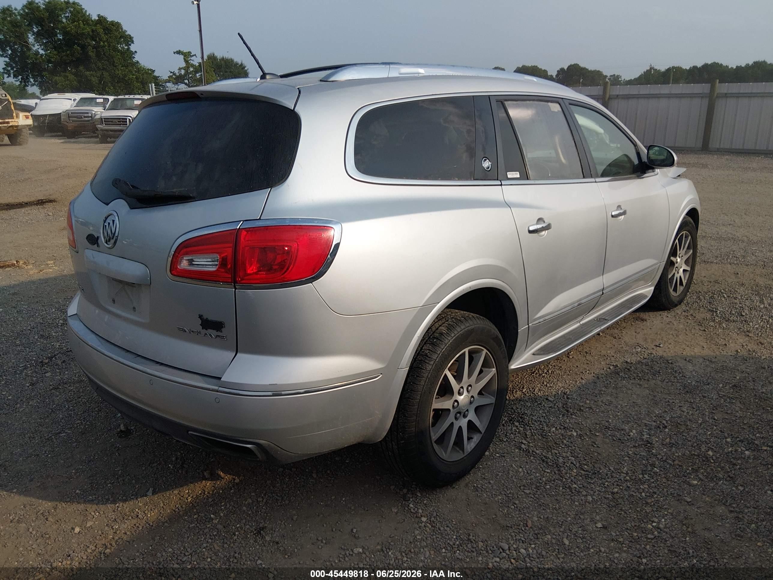 2015 Buick Enclave Leather Gray vin: 5GAKRBKD6FJ195150