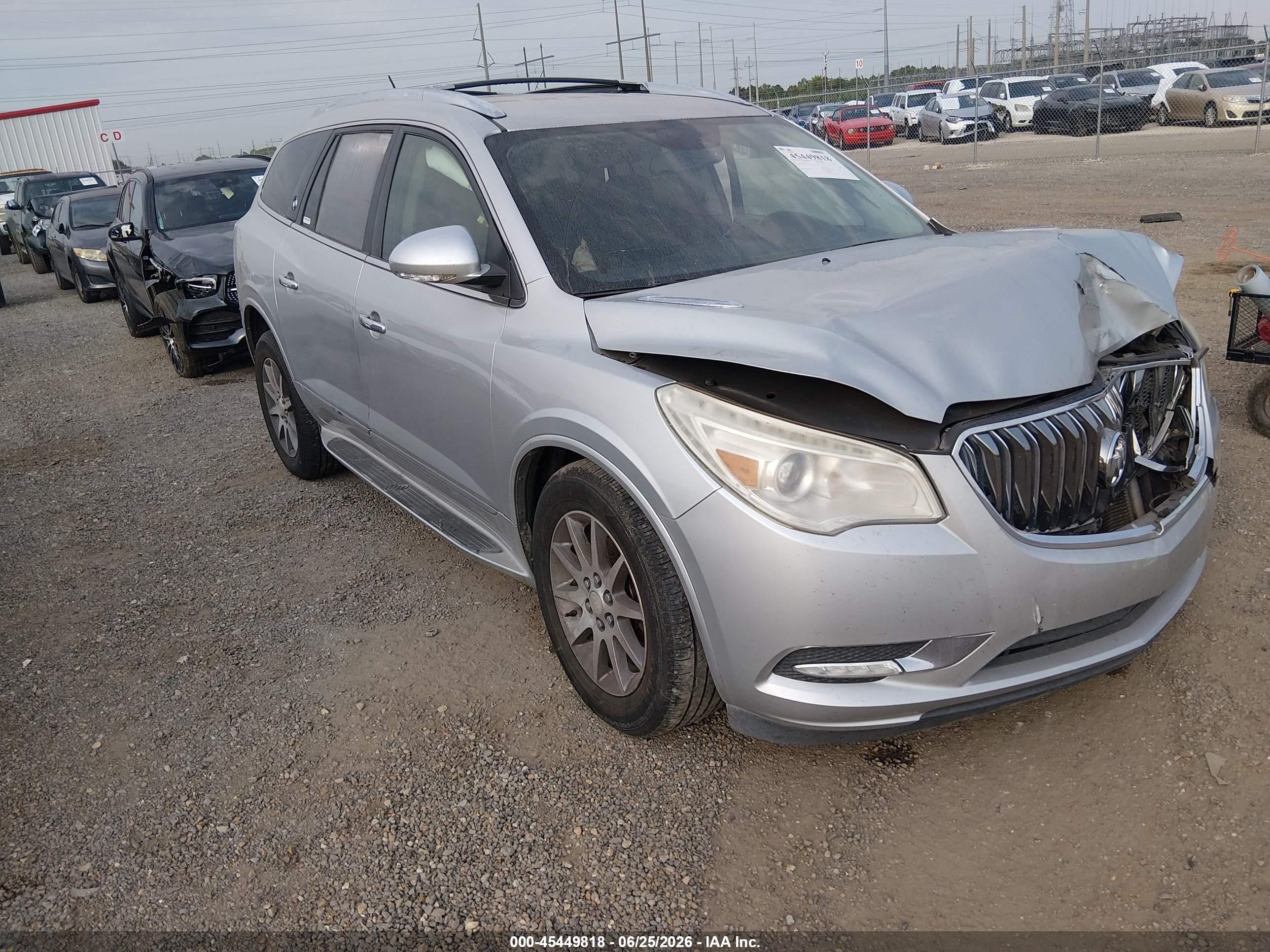 2015 Buick Enclave Leather Gray vin: 5GAKRBKD6FJ195150