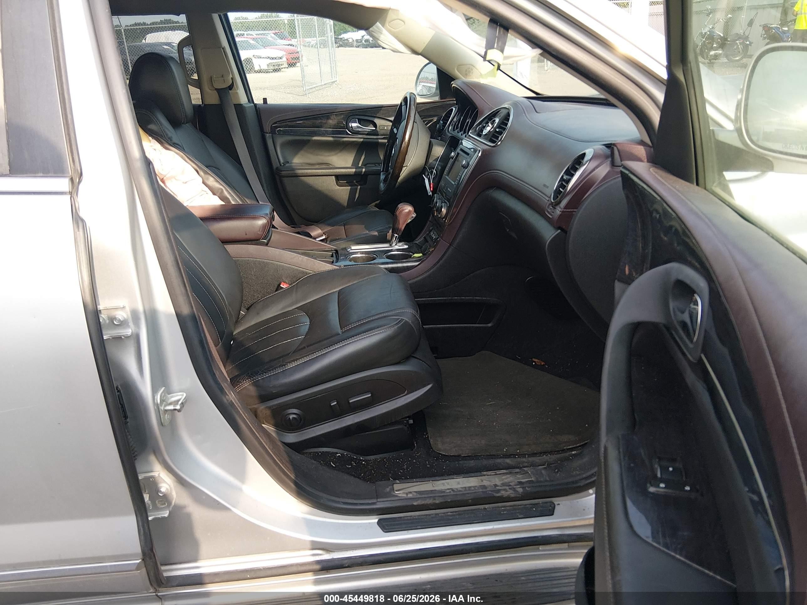 2015 Buick Enclave Leather Gray vin: 5GAKRBKD6FJ195150