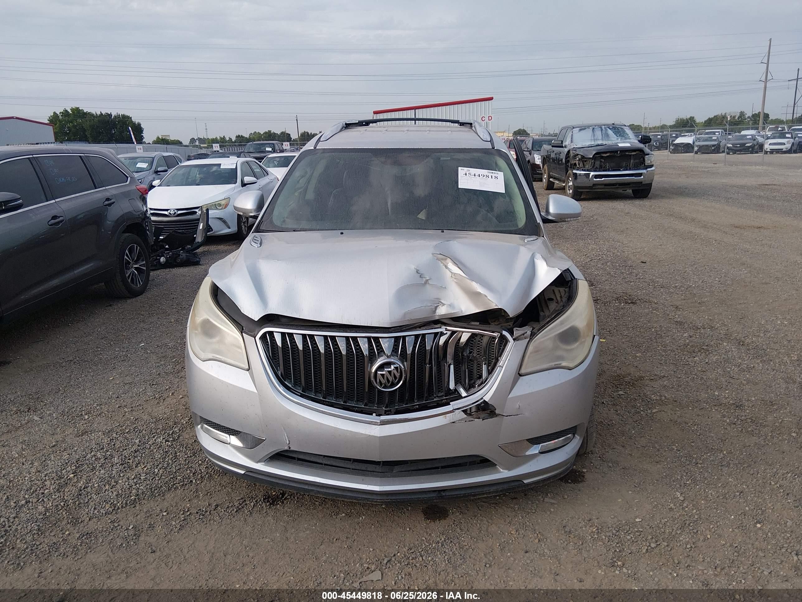 2015 Buick Enclave Leather Gray vin: 5GAKRBKD6FJ195150