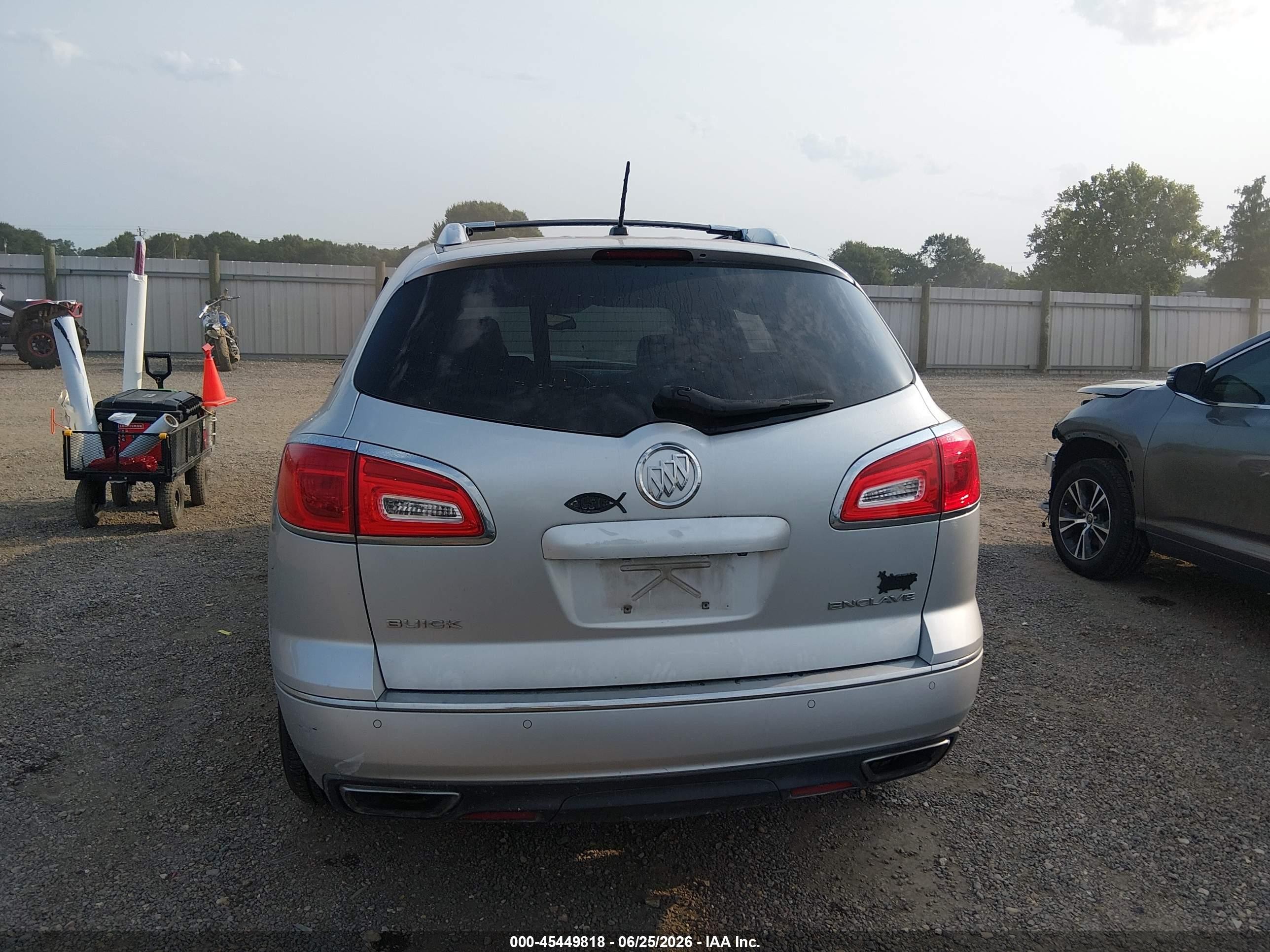 2015 Buick Enclave Leather Gray vin: 5GAKRBKD6FJ195150