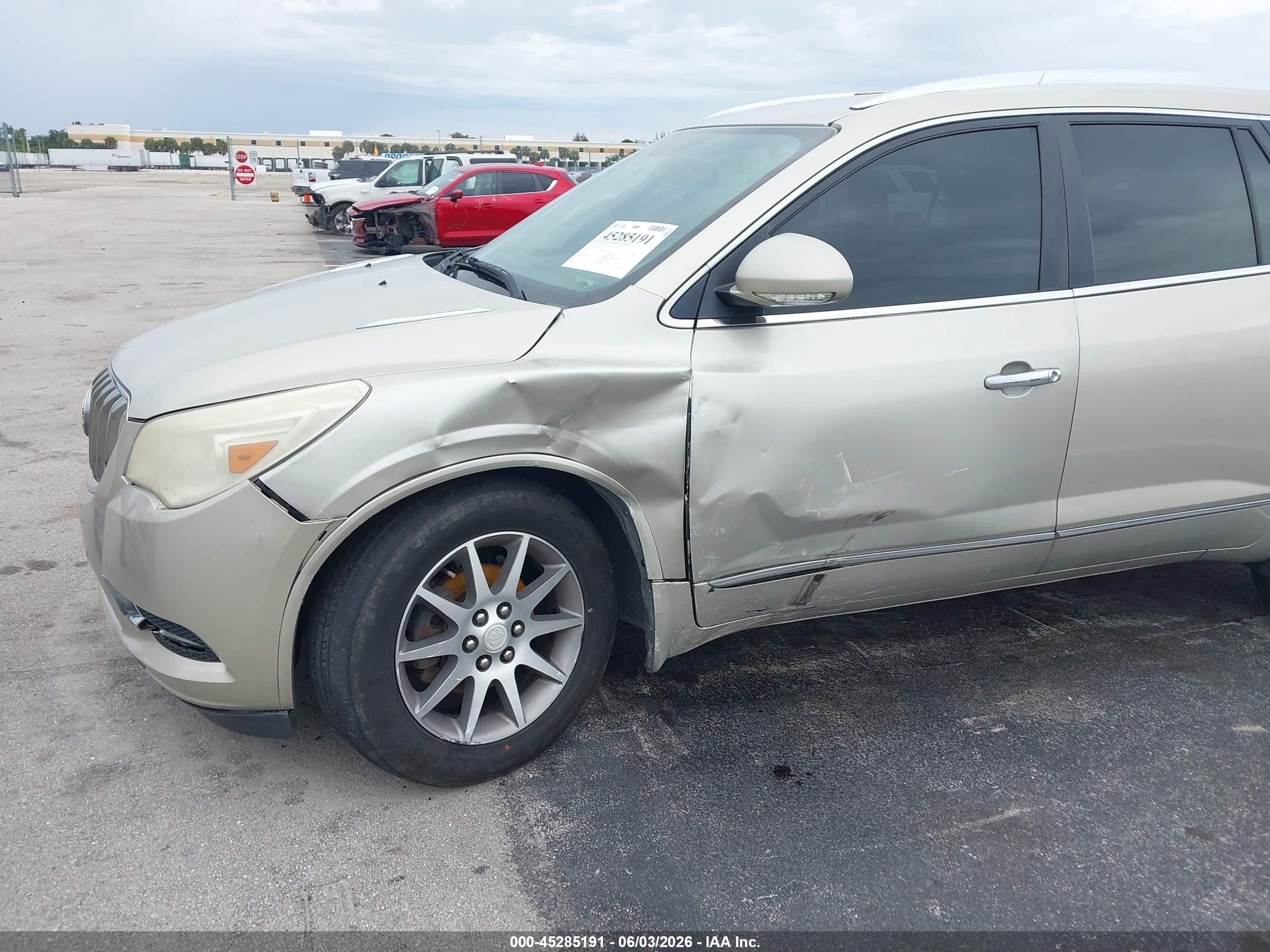 2015 Buick Enclave Leather Gold vin: 5GAKRBKD6FJ211234