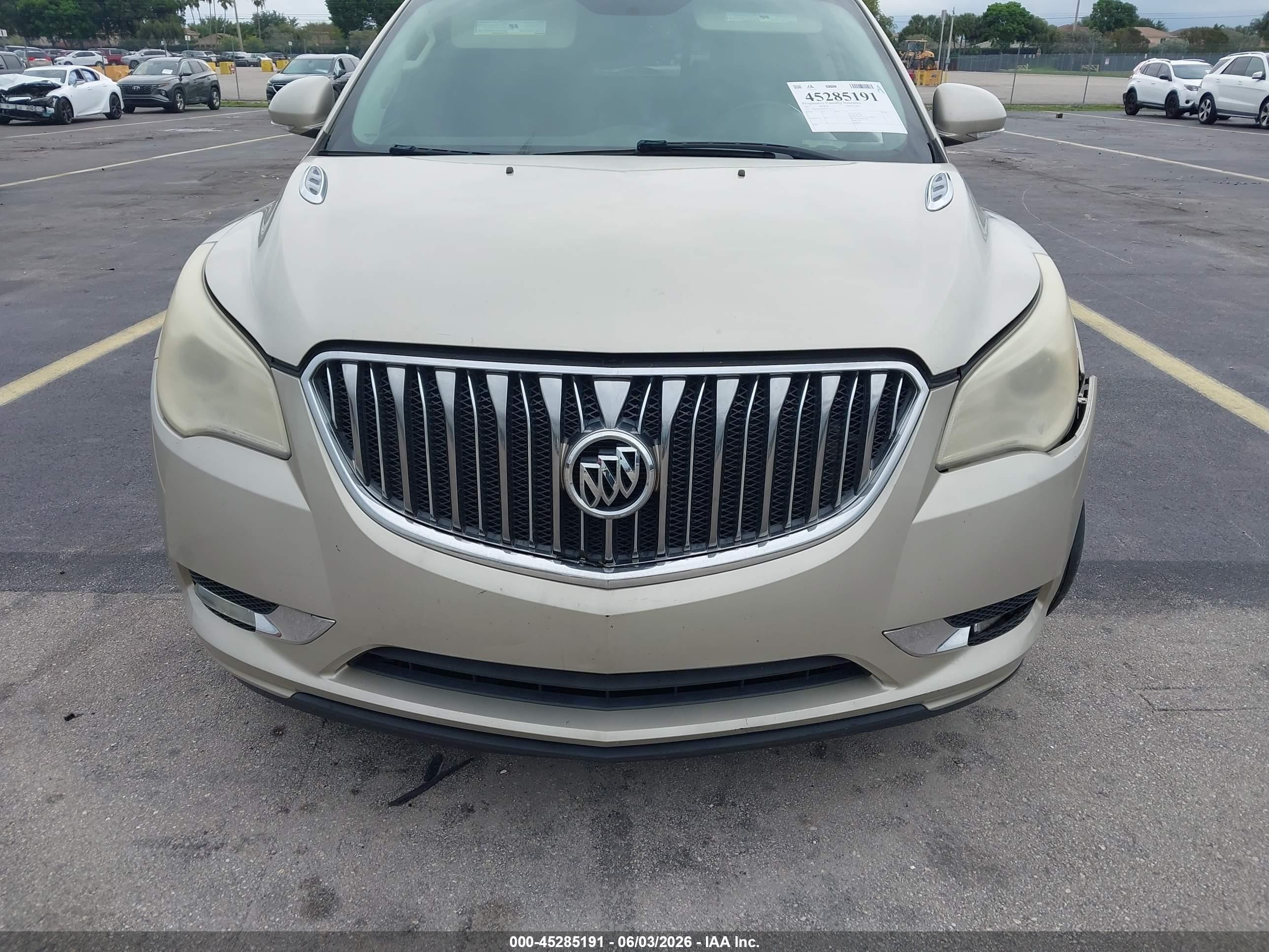 2015 Buick Enclave Leather Gold vin: 5GAKRBKD6FJ211234