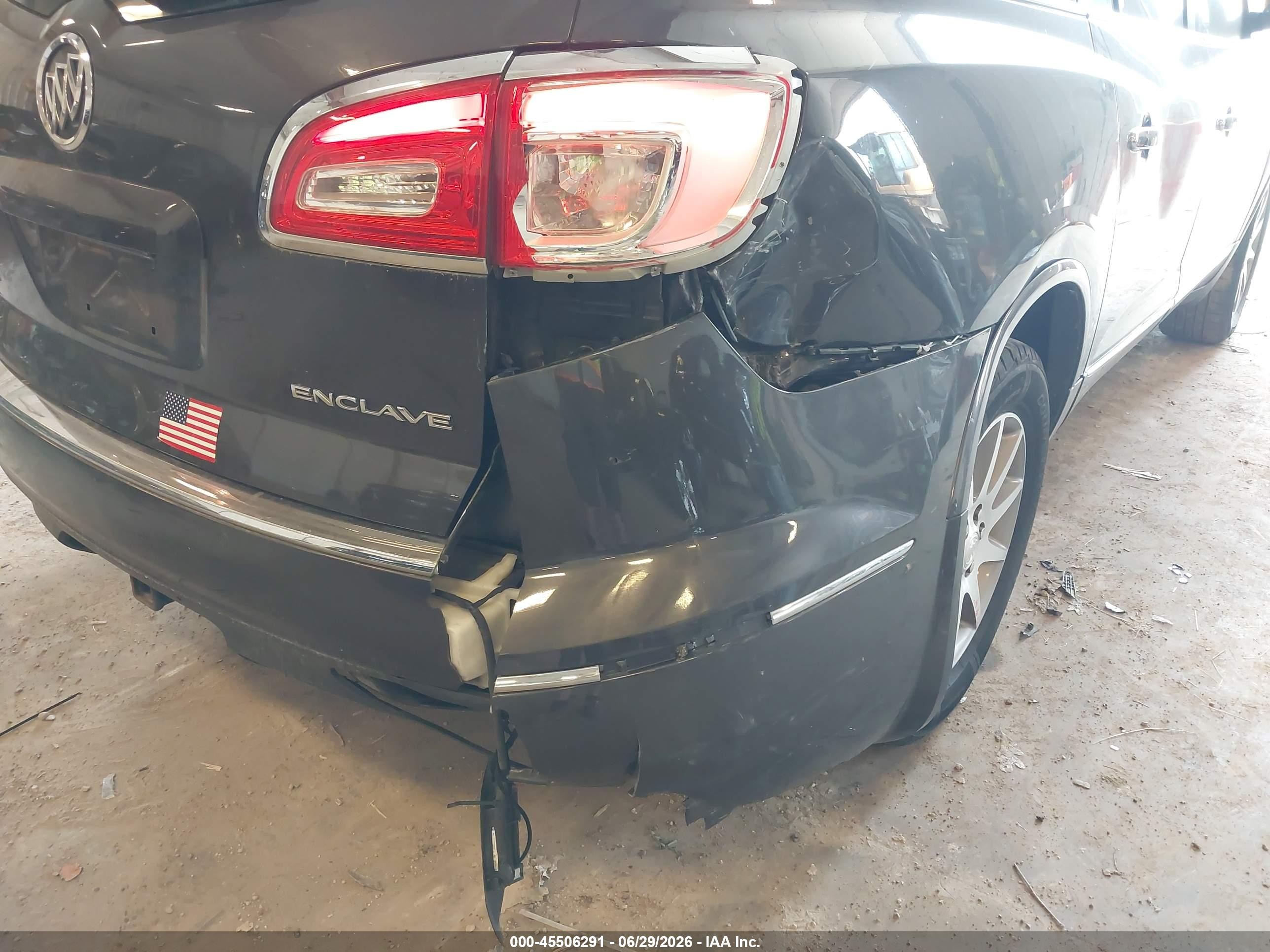 2015 Buick Enclave Leather Gray vin: 5GAKRBKD6FJ252530