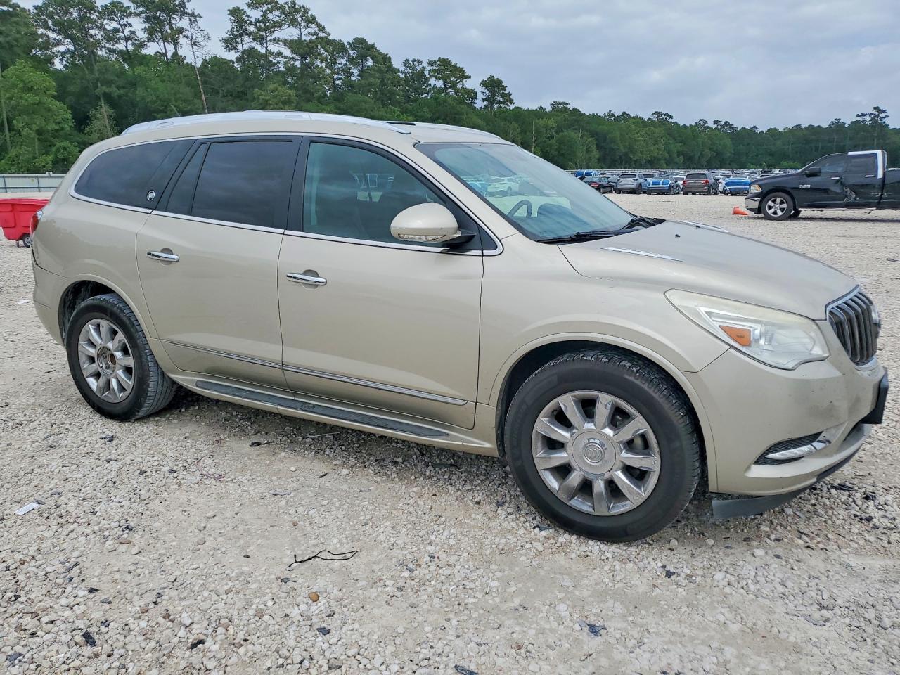 2015 Buick Enclave Beige vin: 5GAKRBKD6FJ310443