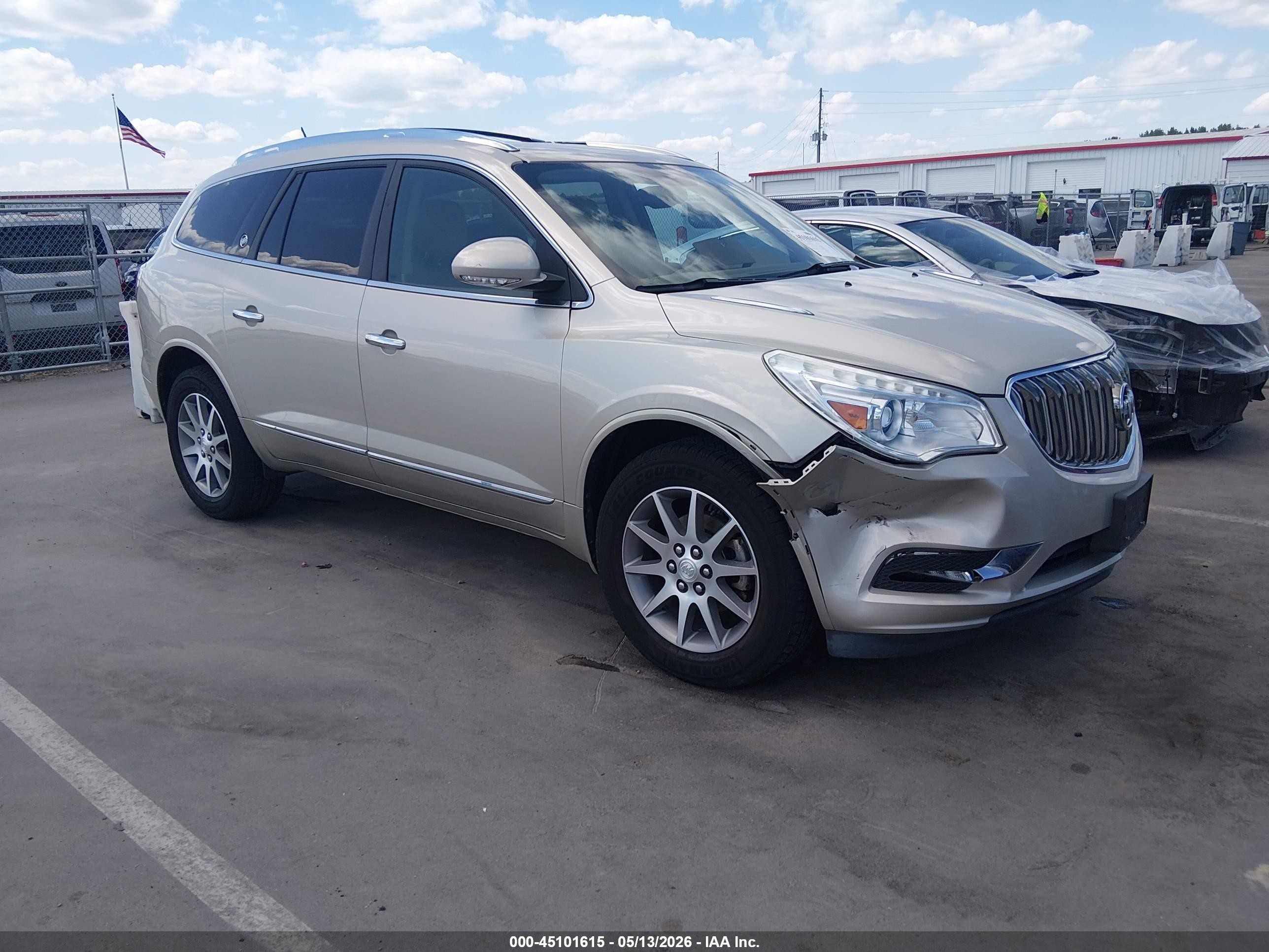 2016 Buick Enclave Leather Cream vin: 5GAKRBKD6GJ272049