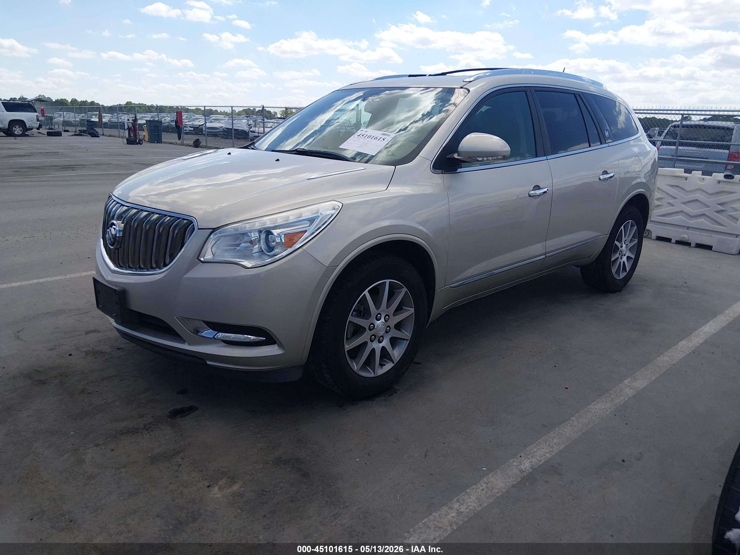 2016 Buick Enclave Leather Cream vin: 5GAKRBKD6GJ272049