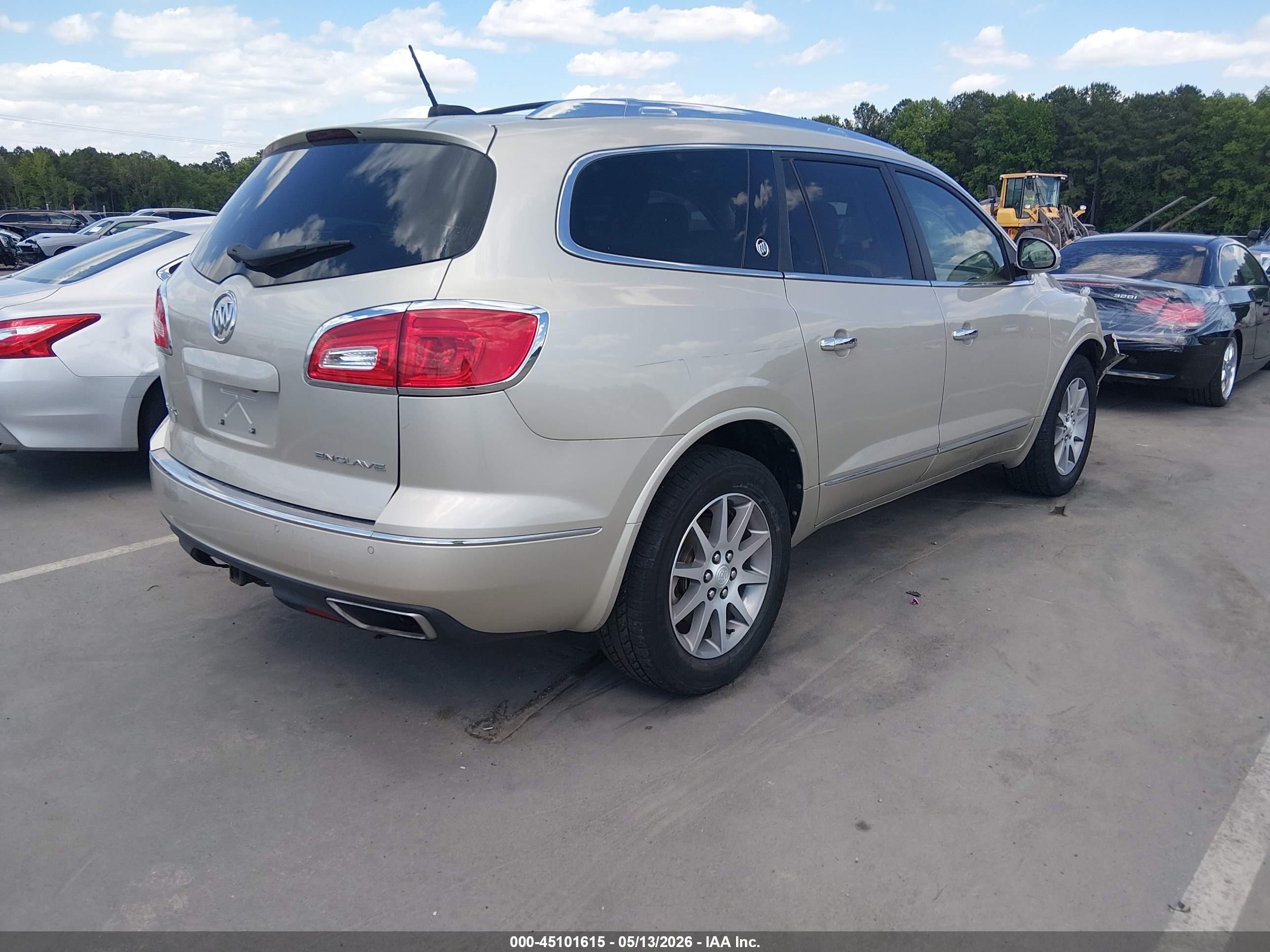 2016 Buick Enclave Leather Cream vin: 5GAKRBKD6GJ272049