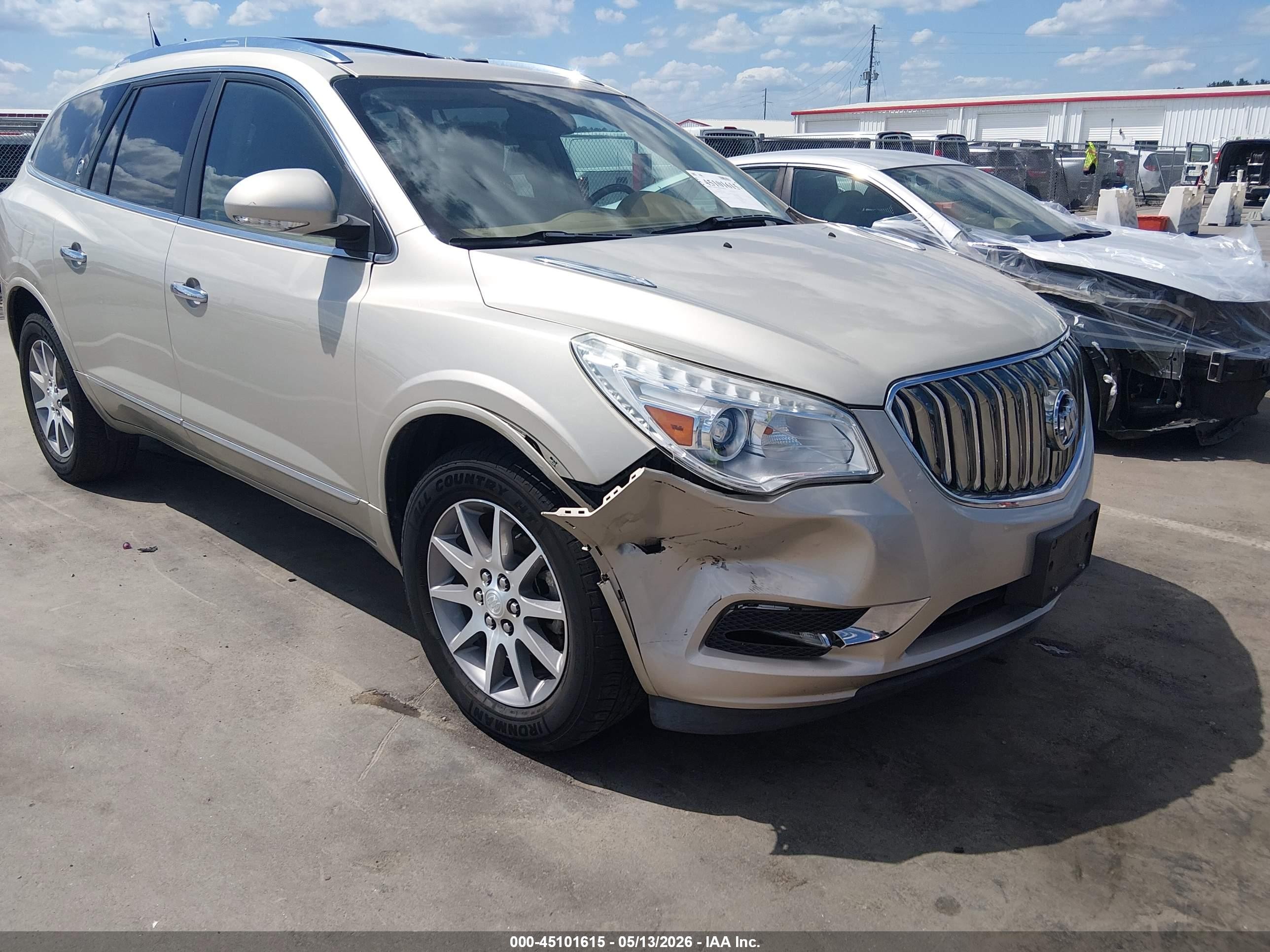 2016 Buick Enclave Leather Cream vin: 5GAKRBKD6GJ272049