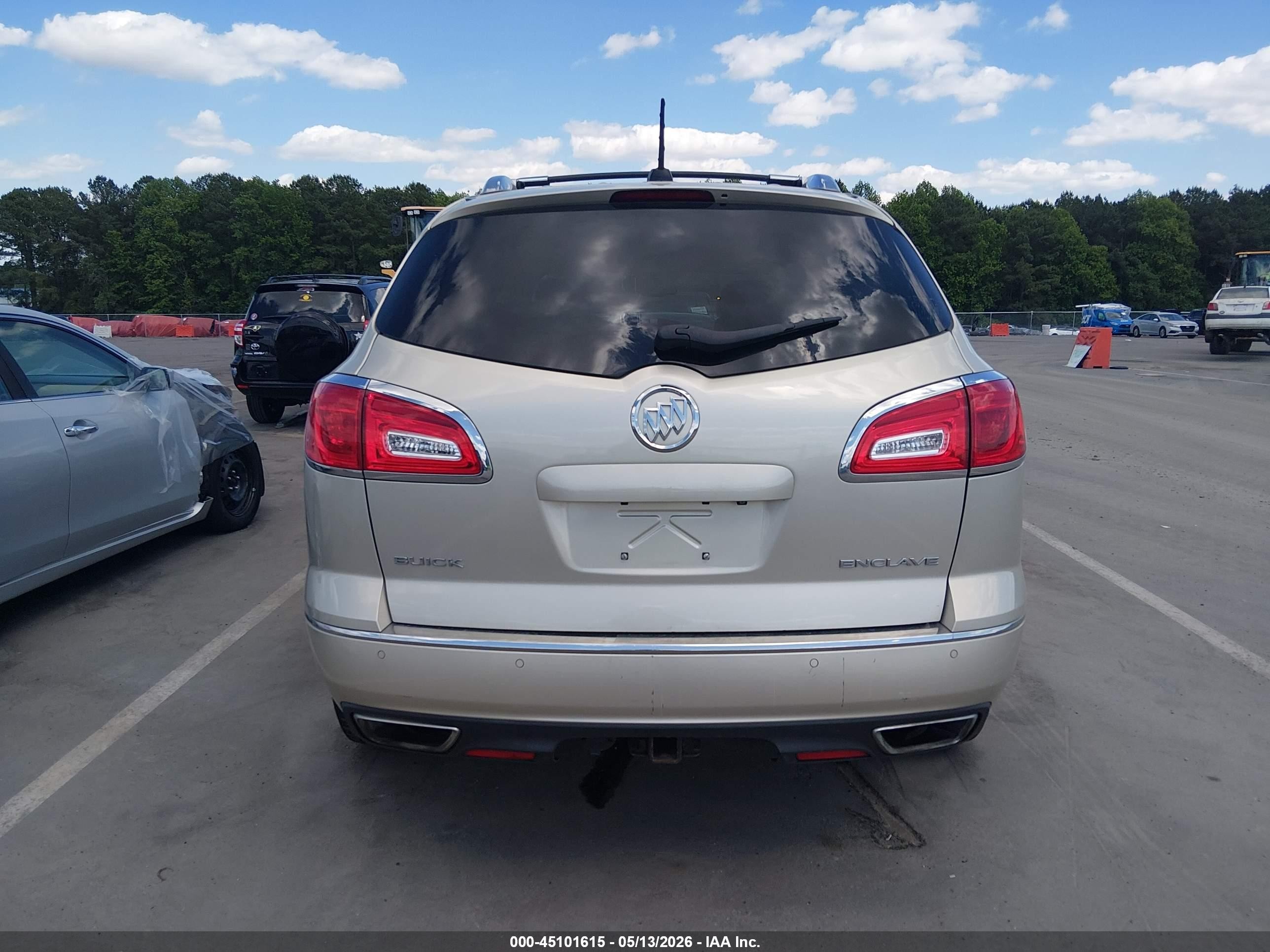 2016 Buick Enclave Leather Cream vin: 5GAKRBKD6GJ272049