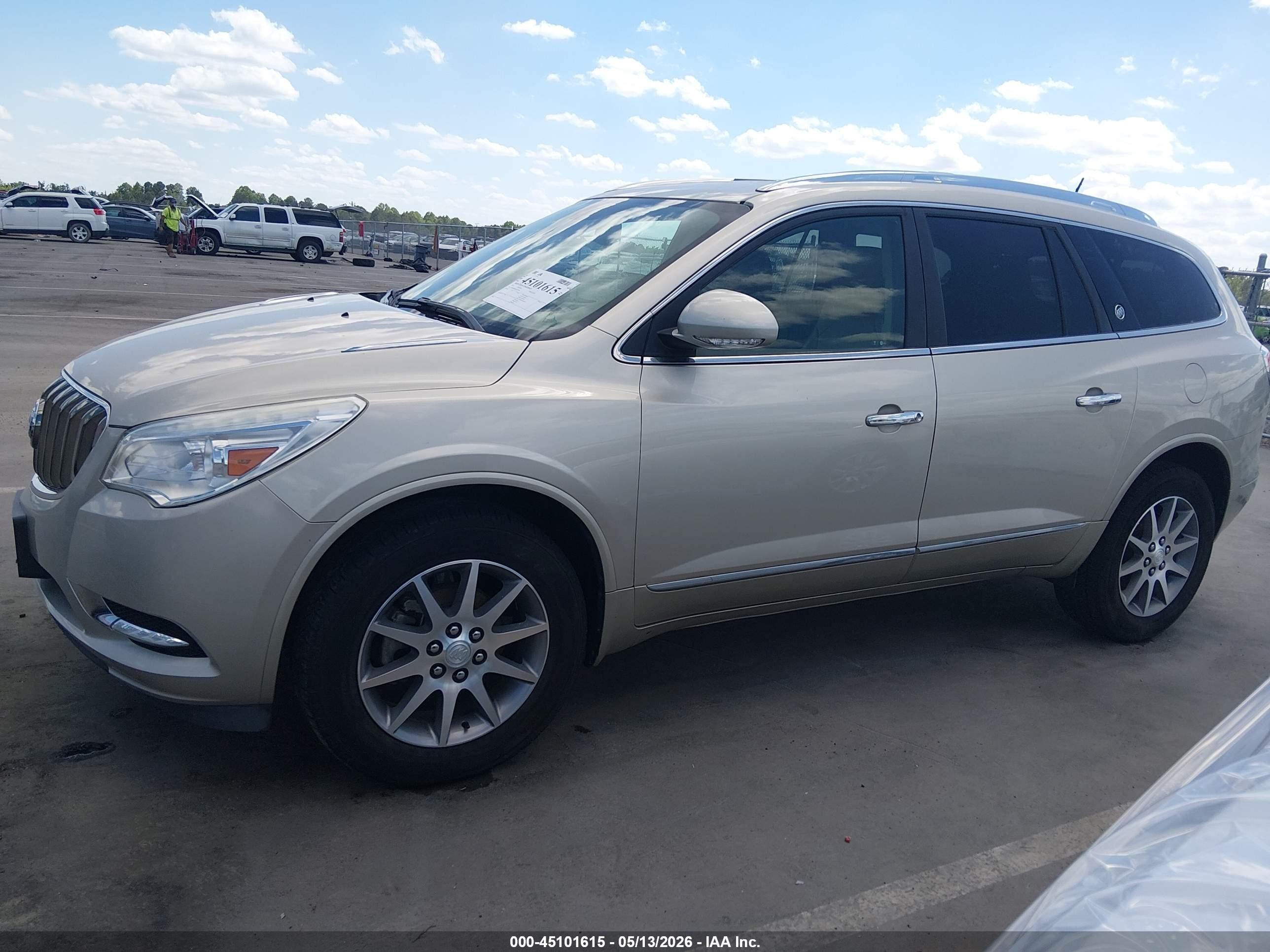 2016 Buick Enclave Leather Cream vin: 5GAKRBKD6GJ272049