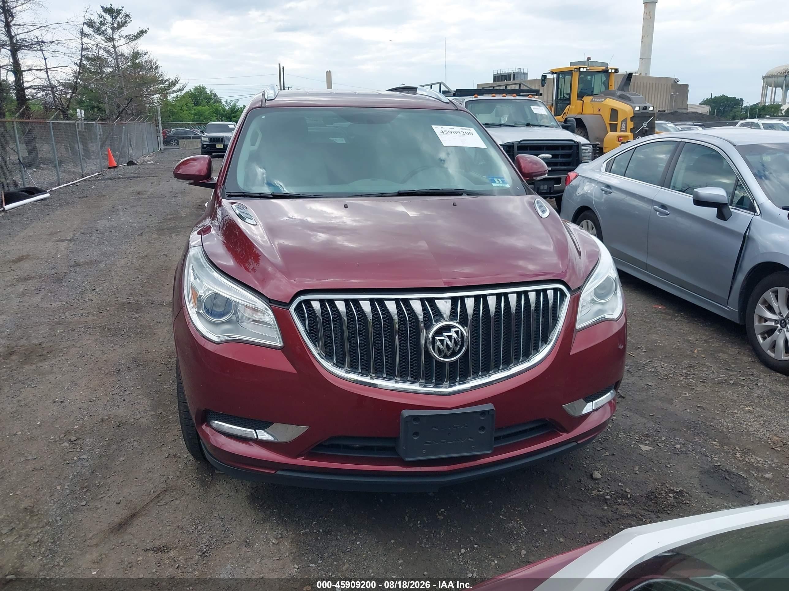 2016 Buick Enclave Leather Red vin: 5GAKRBKD6GJ333268