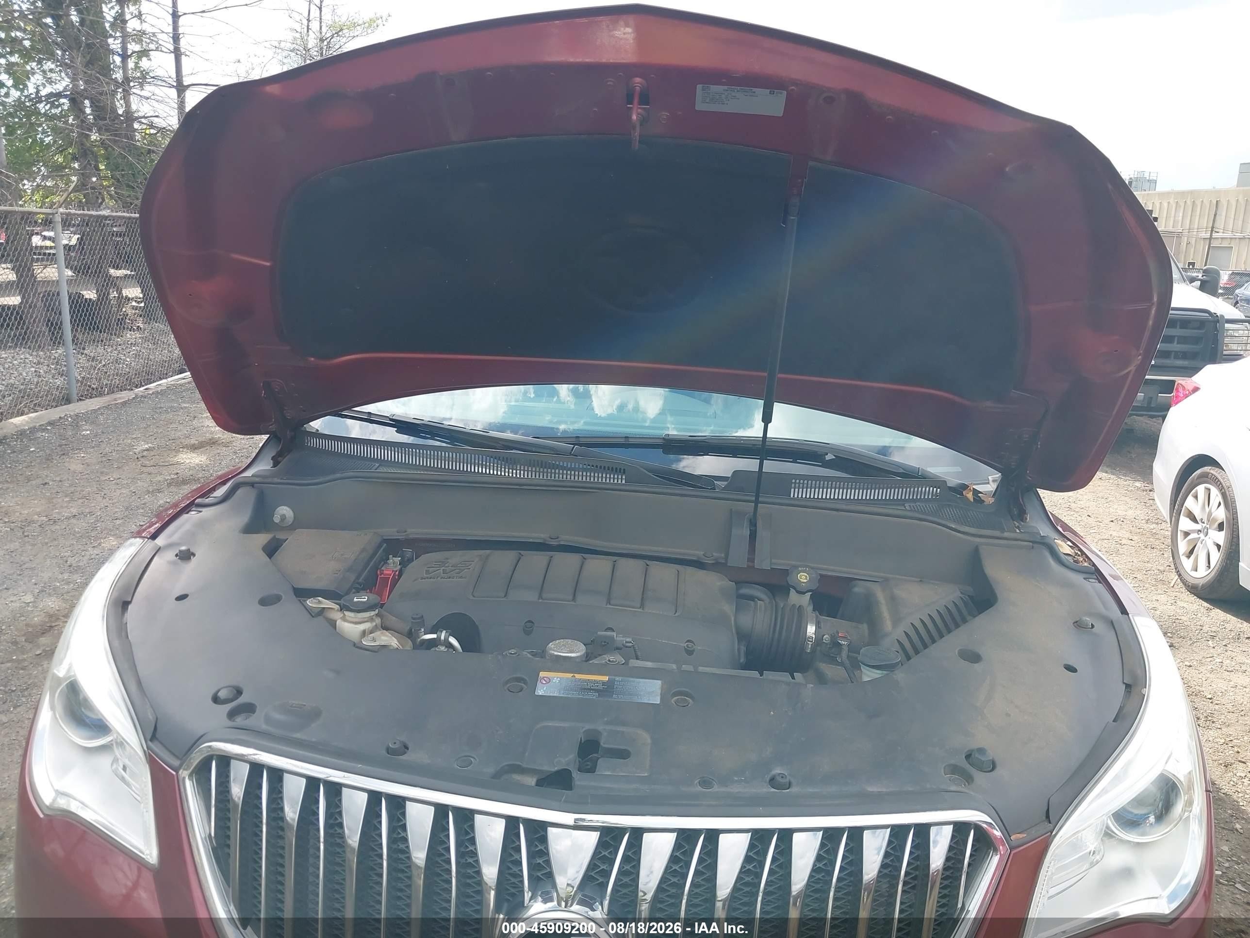 2016 Buick Enclave Leather Red vin: 5GAKRBKD6GJ333268