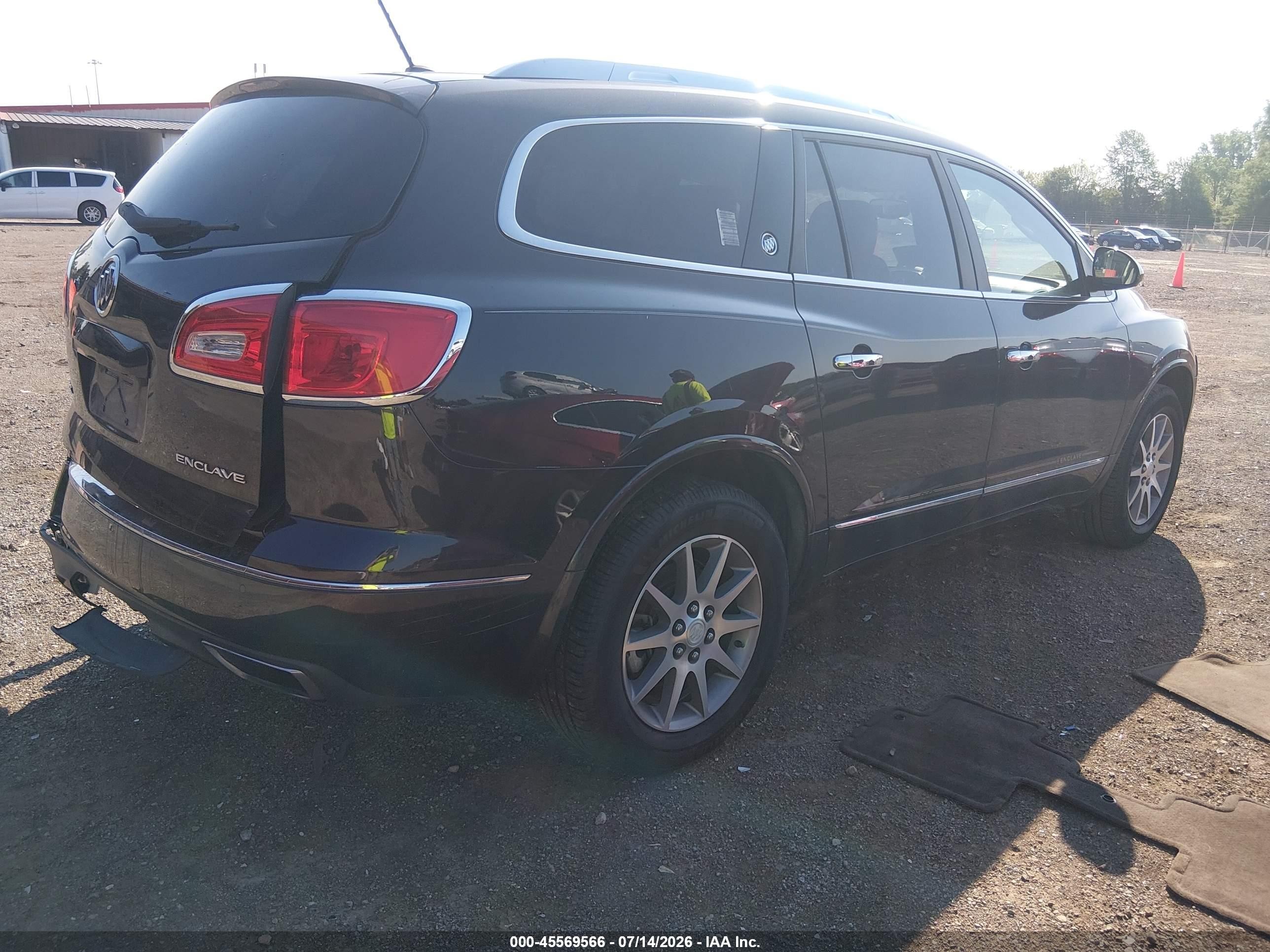 2014 Buick Enclave Leather Black vin: 5GAKRBKD7EJ183474