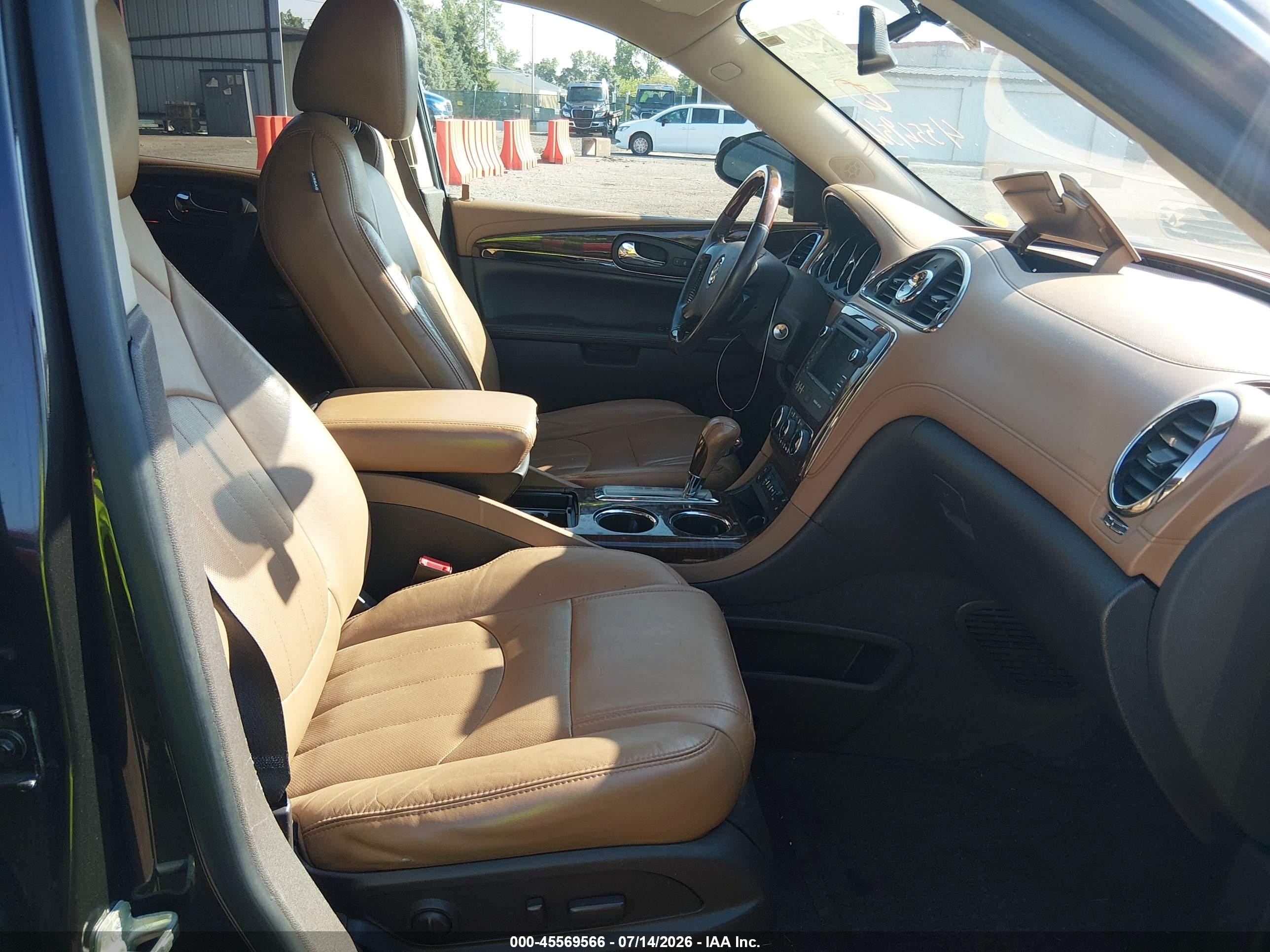 2014 Buick Enclave Leather Black vin: 5GAKRBKD7EJ183474